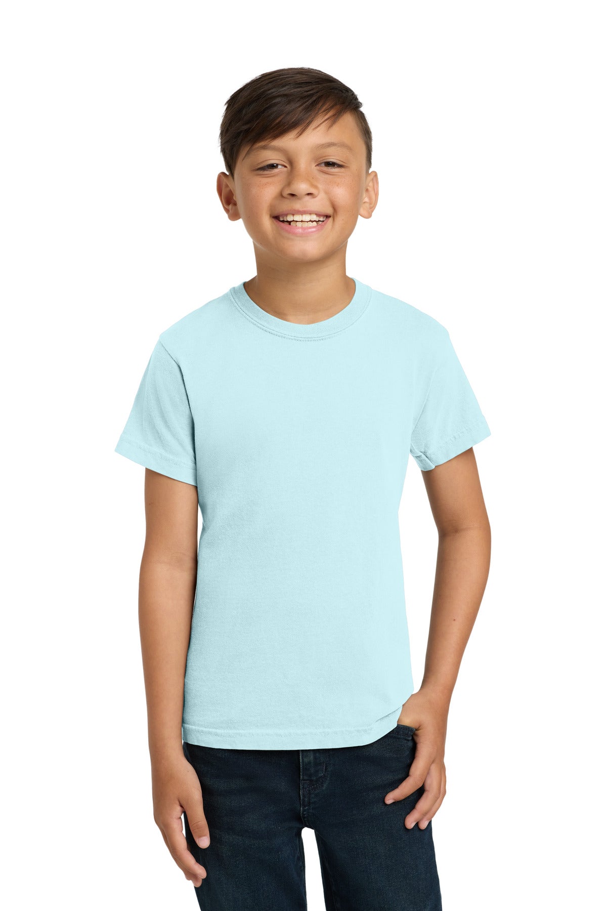 COMFORT COLORS  Youth Heavyweight Ring Spun Tee. 9018 in Chambray