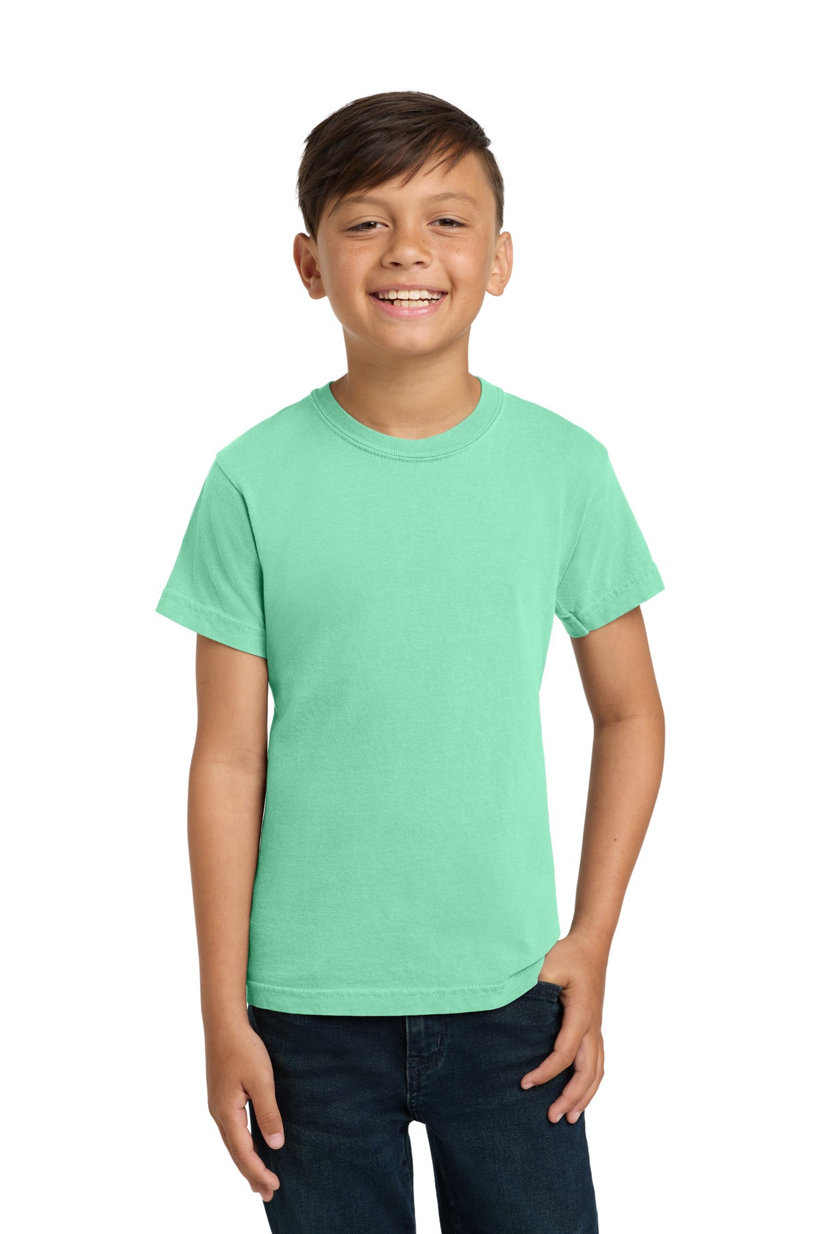 COMFORT COLORS  Youth Heavyweight Ring Spun Tee. 9018 in Island Reef