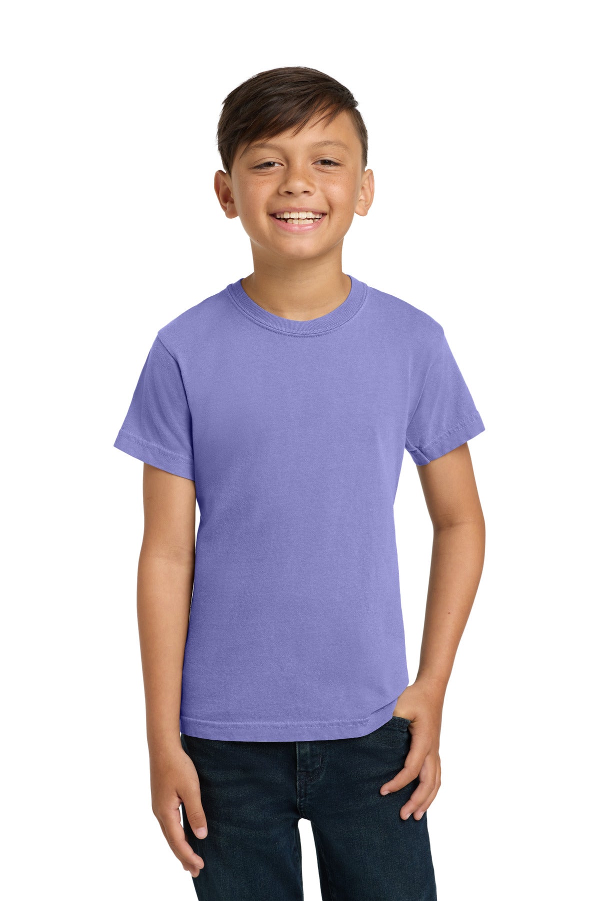 COMFORT COLORS  Youth Heavyweight Ring Spun Tee. 9018 in Violet