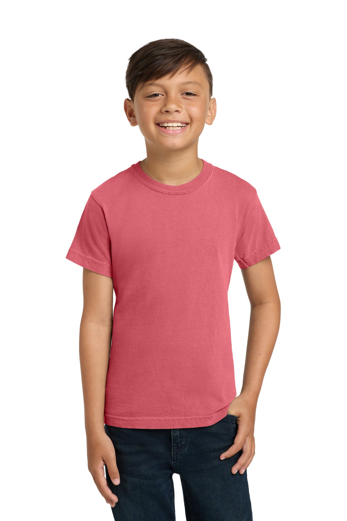 COMFORT COLORS  Youth Heavyweight Ring Spun Tee. 9018 in Watermelon