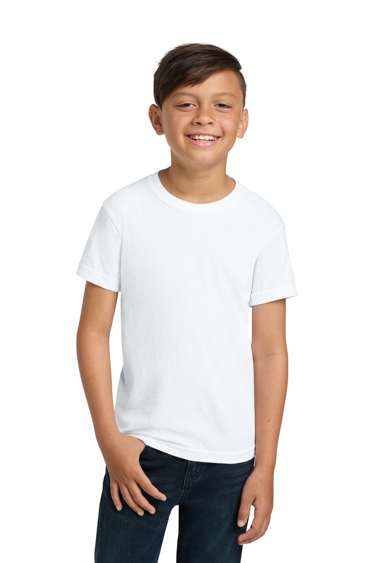 COMFORT COLORS  Youth Heavyweight Ring Spun Tee. 9018 in White