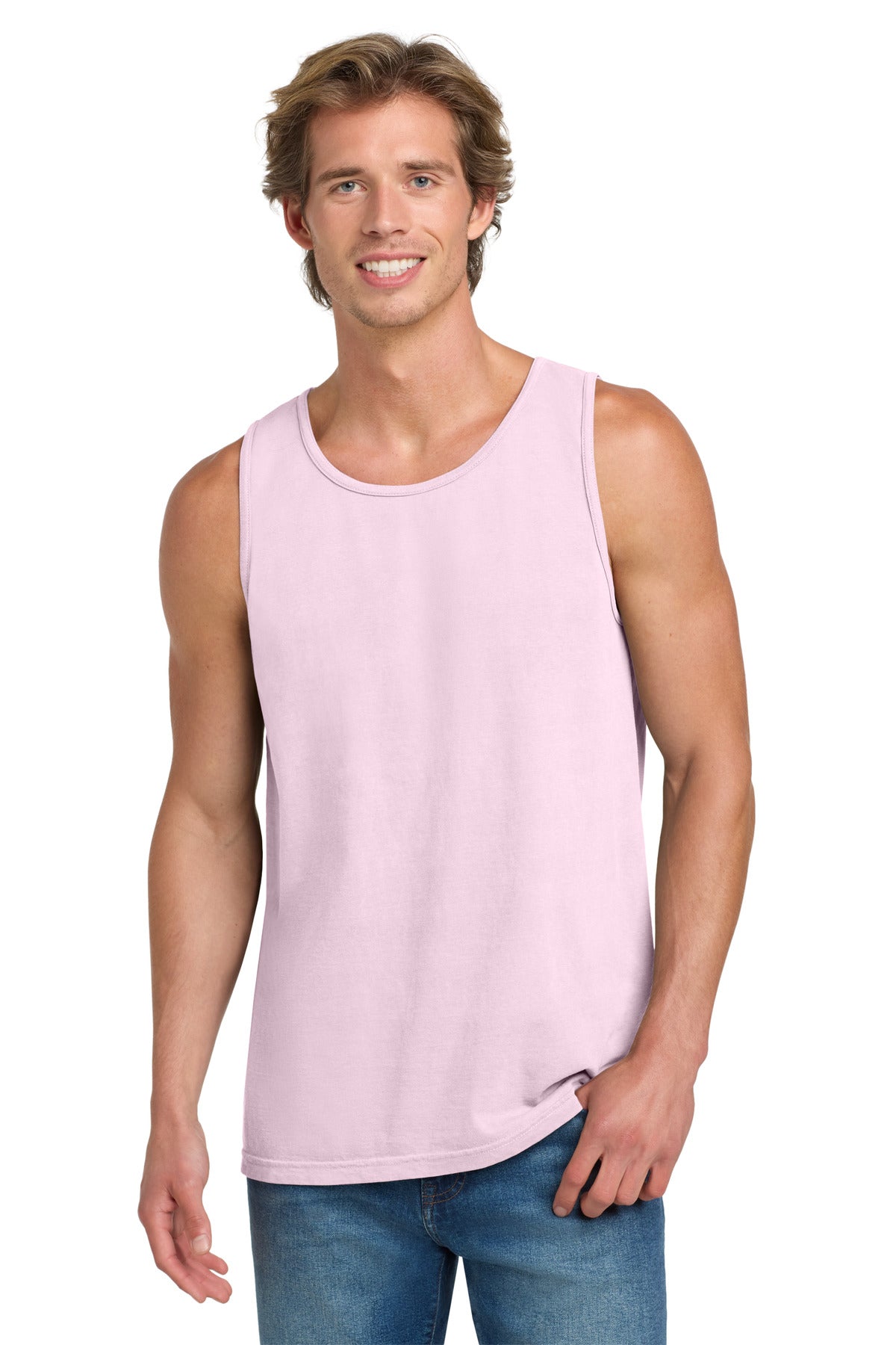 COMFORT COLORS  Heavyweight Ring Spun Tank Top. 9360 in Blossom