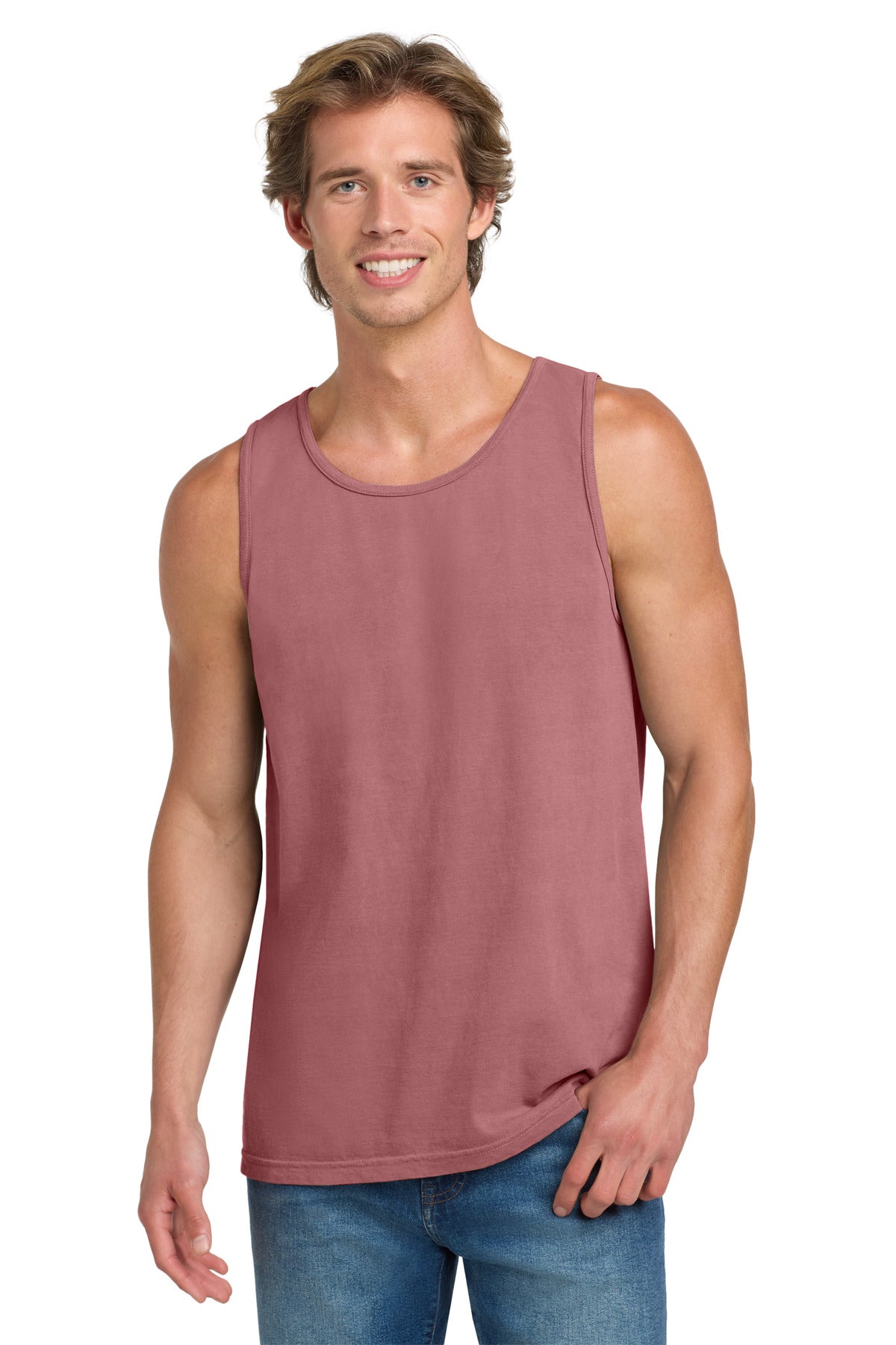 COMFORT COLORS  Heavyweight Ring Spun Tank Top. 9360 in Brick