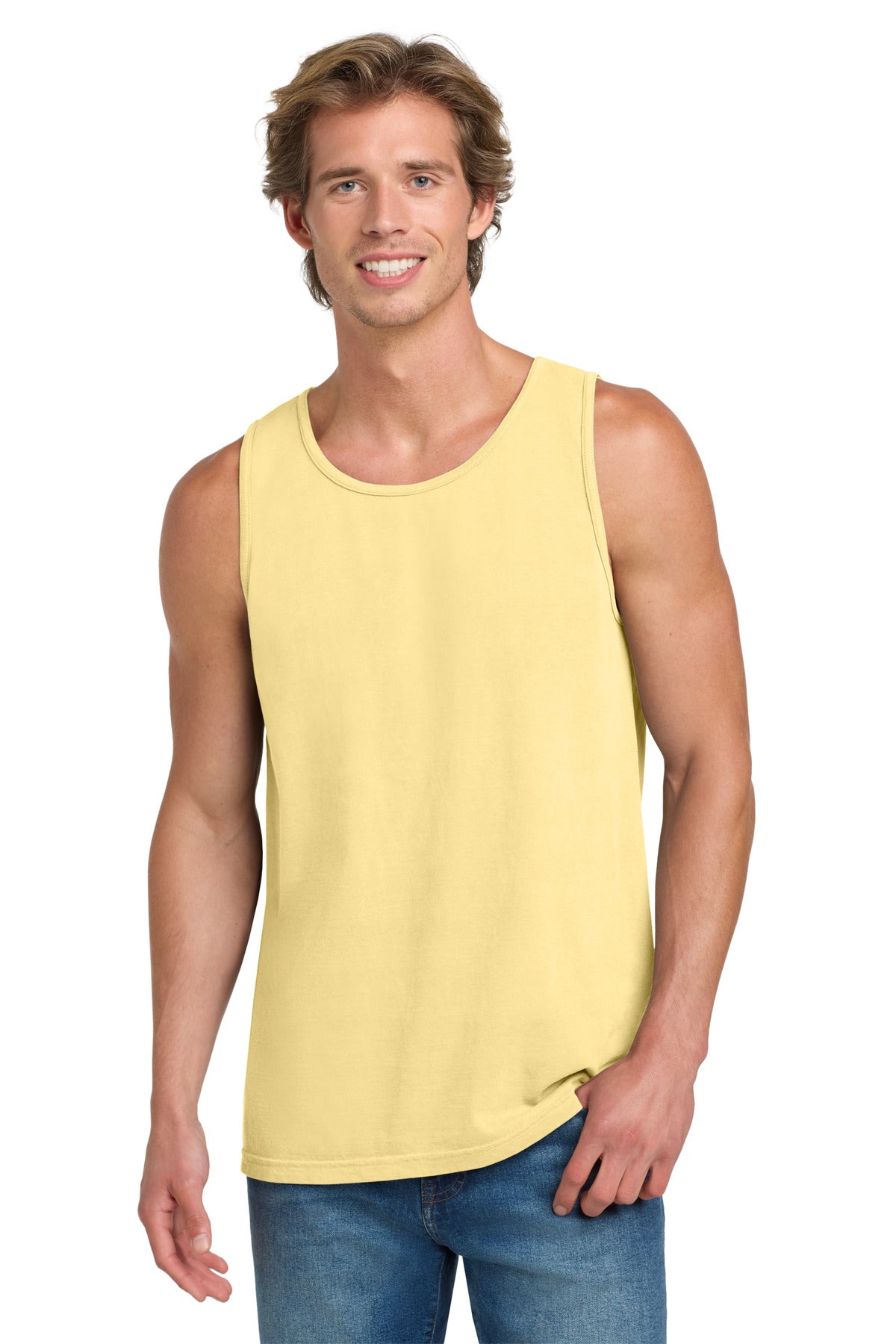 COMFORT COLORS  Heavyweight Ring Spun Tank Top. 9360 in Butter