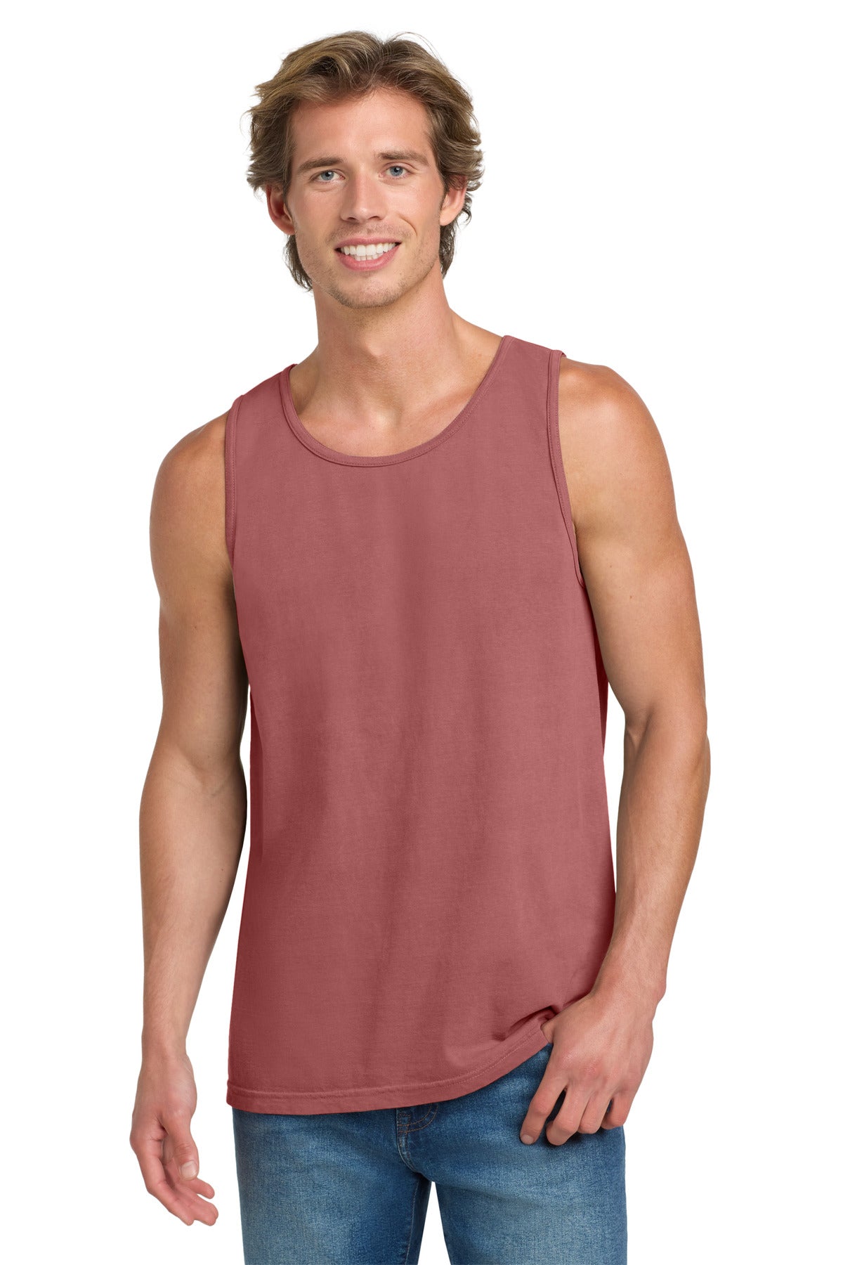 COMFORT COLORS  Heavyweight Ring Spun Tank Top. 9360 in Crimson