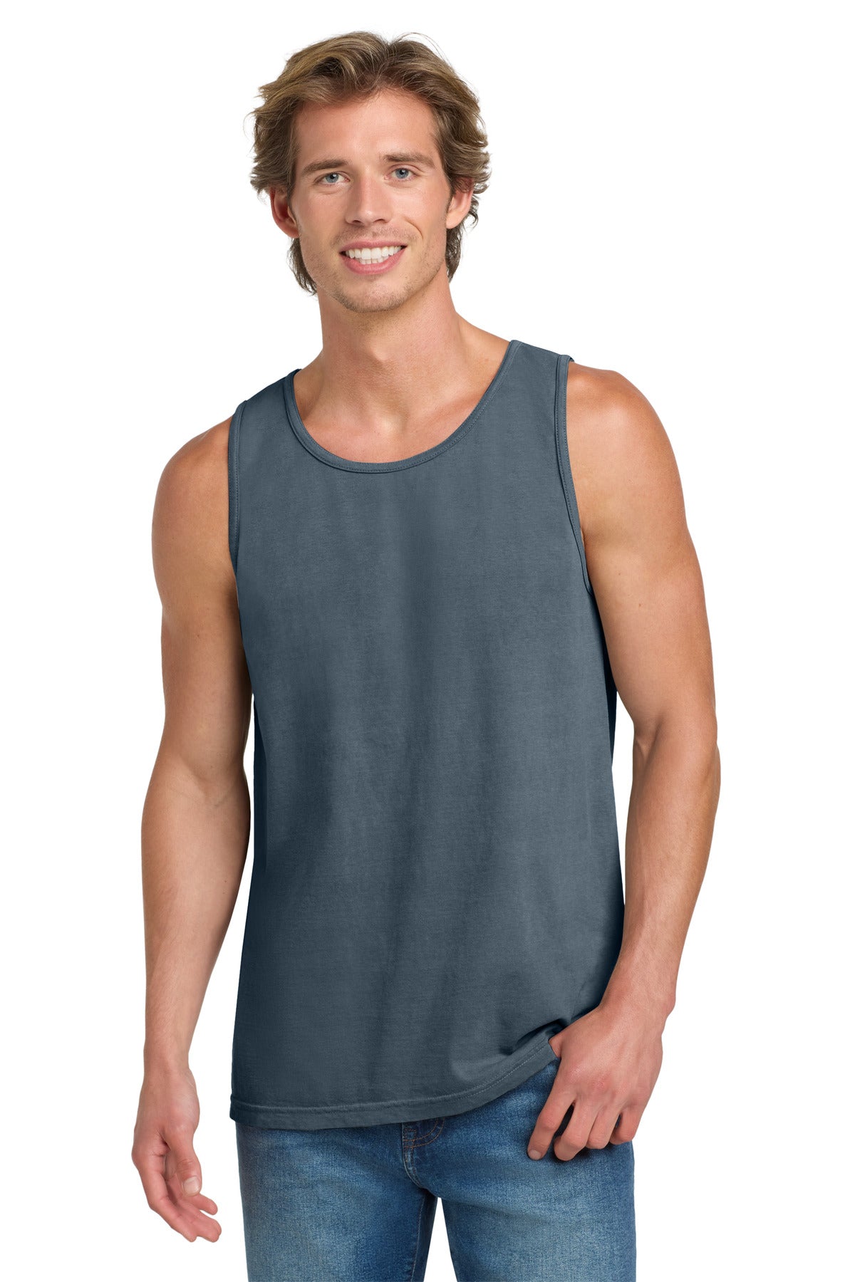 COMFORT COLORS  Heavyweight Ring Spun Tank Top. 9360 in Denim