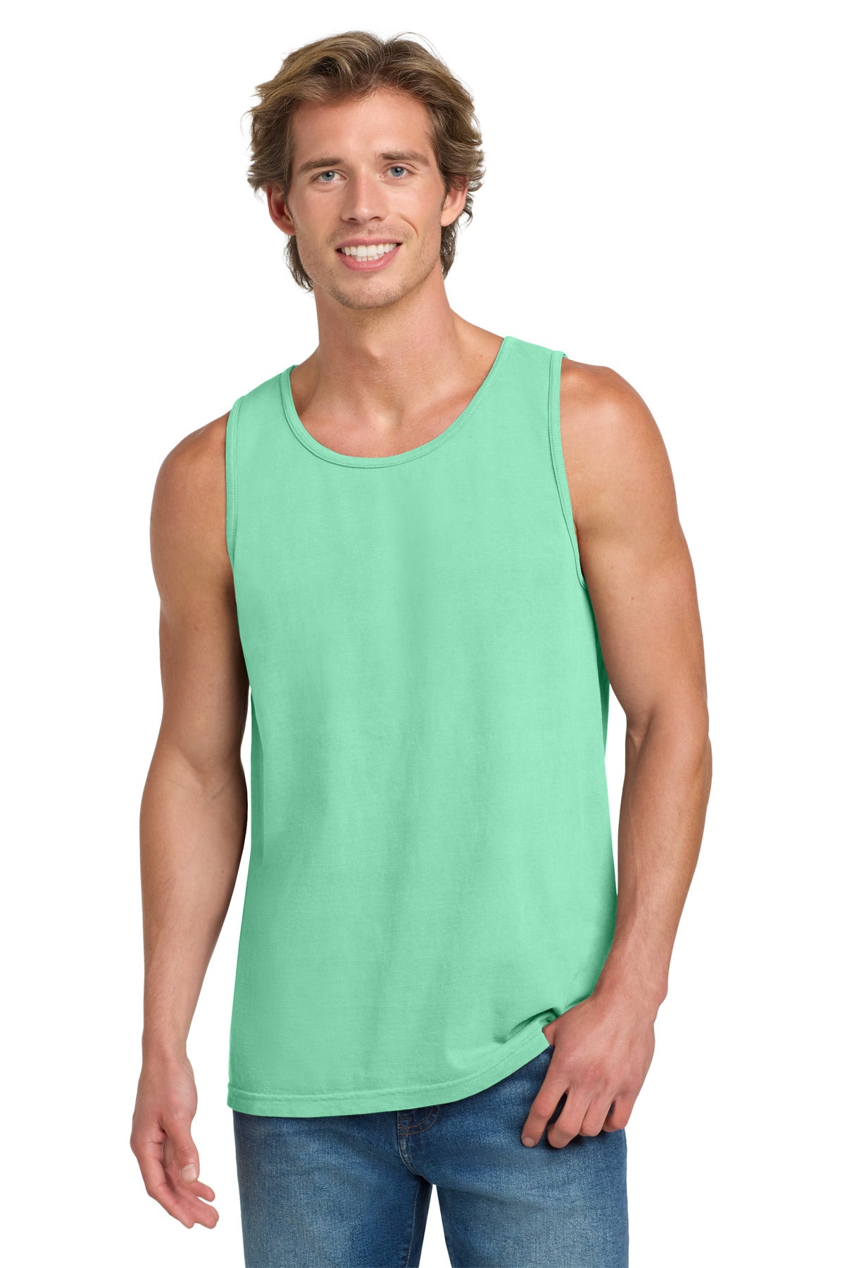 COMFORT COLORS  Heavyweight Ring Spun Tank Top. 9360 in Island Reef