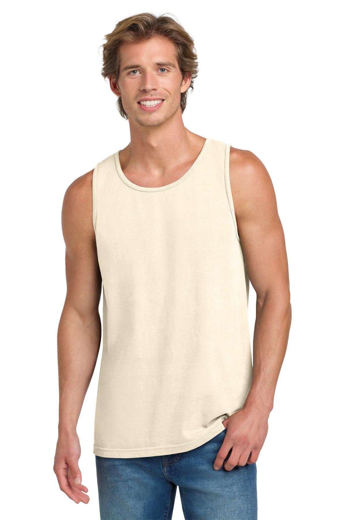 COMFORT COLORS  Heavyweight Ring Spun Tank Top. 9360 in Ivory