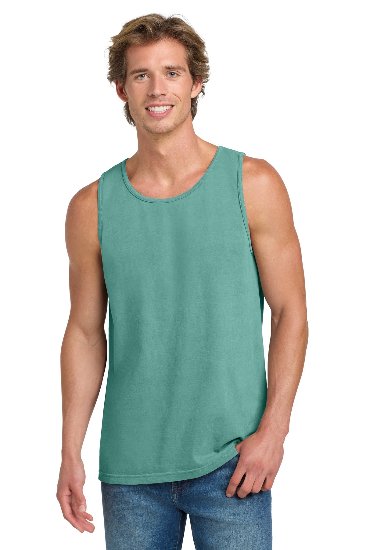 COMFORT COLORS  Heavyweight Ring Spun Tank Top. 9360 in Seafoam