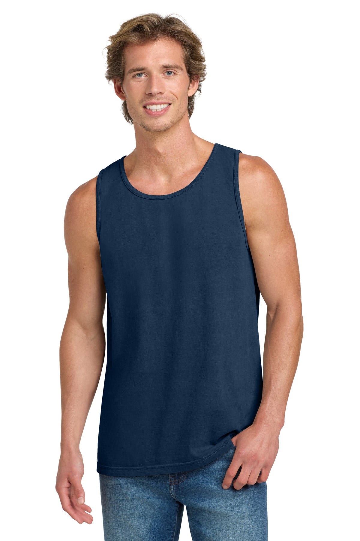 COMFORT COLORS  Heavyweight Ring Spun Tank Top. 9360 in True Navy