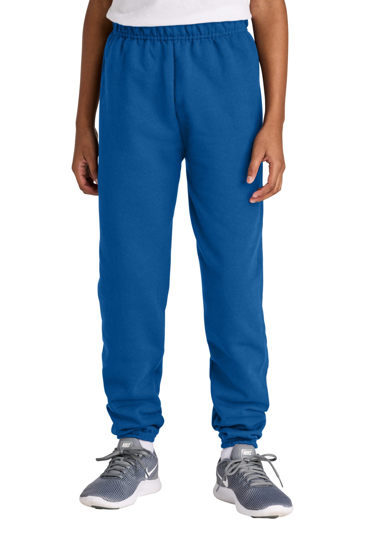 Jerzees Youth NuBlend Sweatpant 973B in Royal