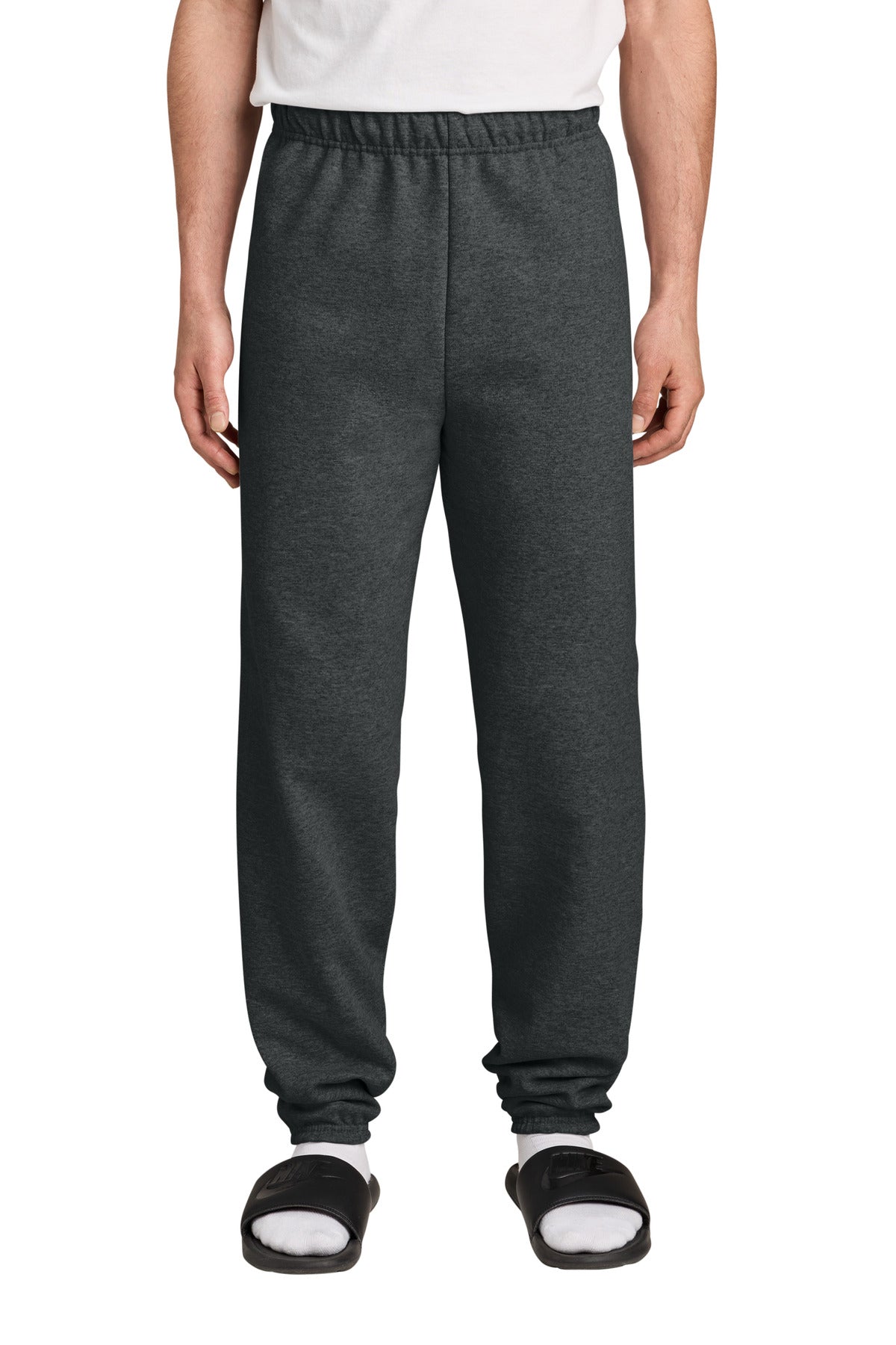 Jerzees - NuBlend Sweatpant.  973M in Black Heather