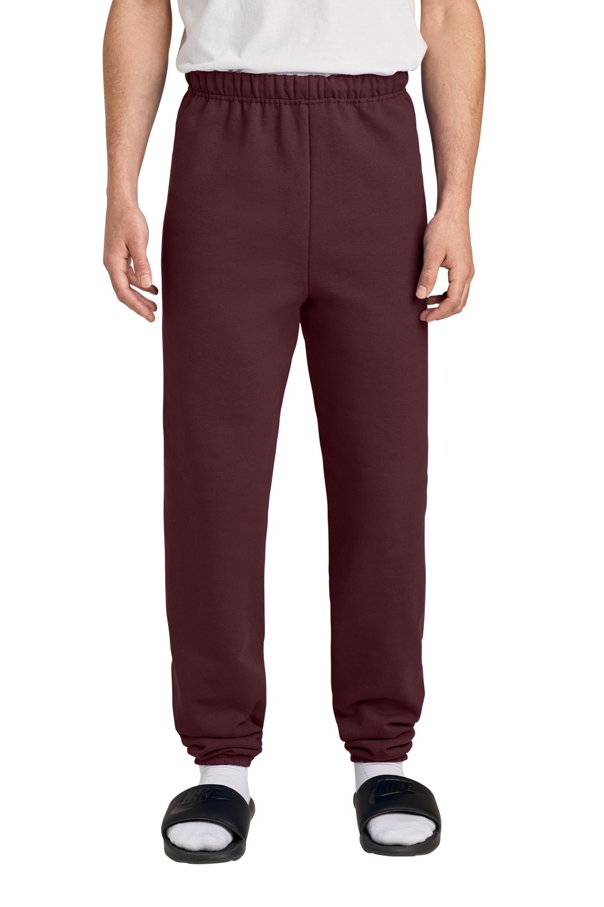 Jerzees - NuBlend Sweatpant.  973M in Maroon