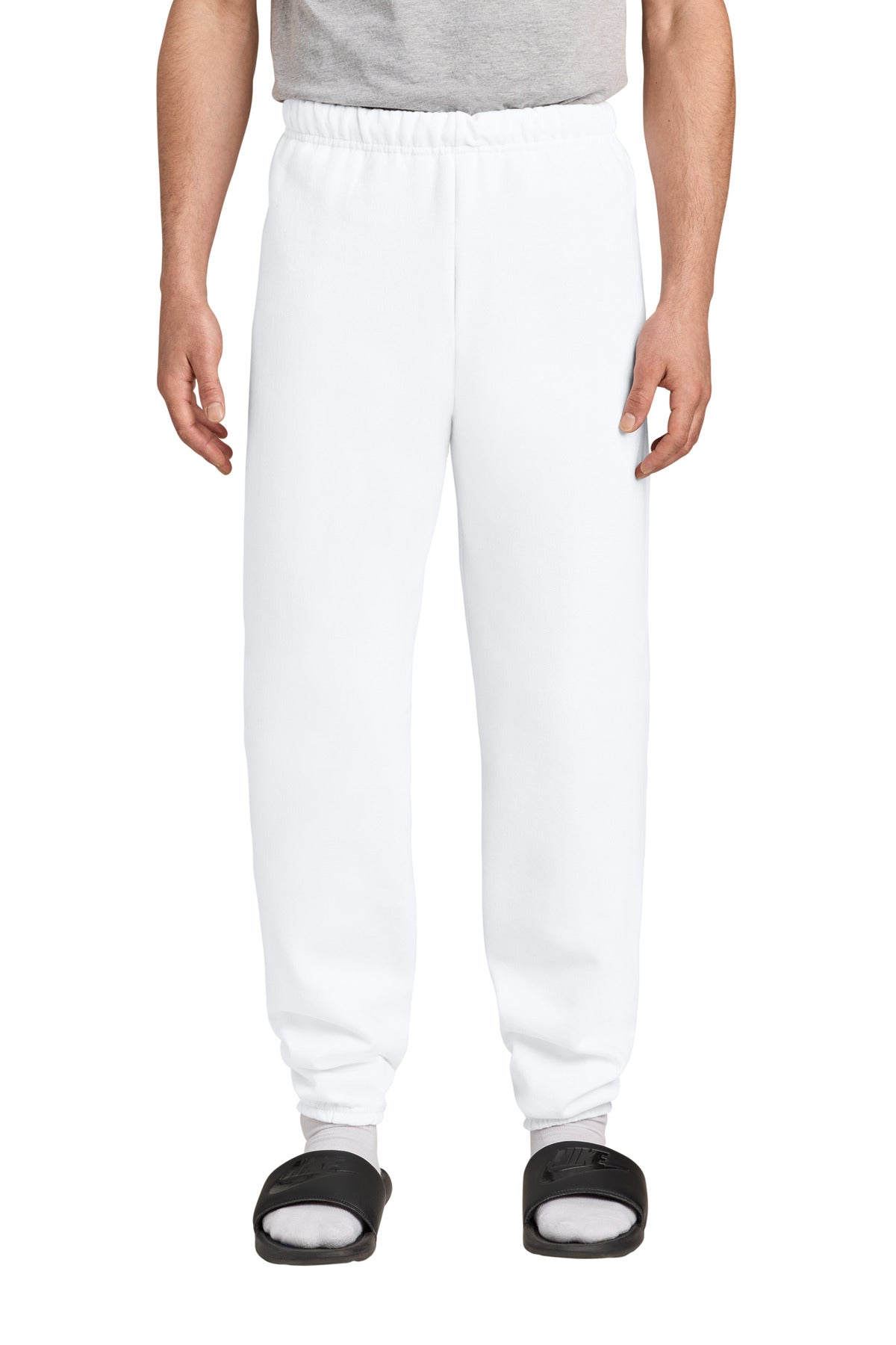 Jerzees - NuBlend Sweatpant.  973M in White