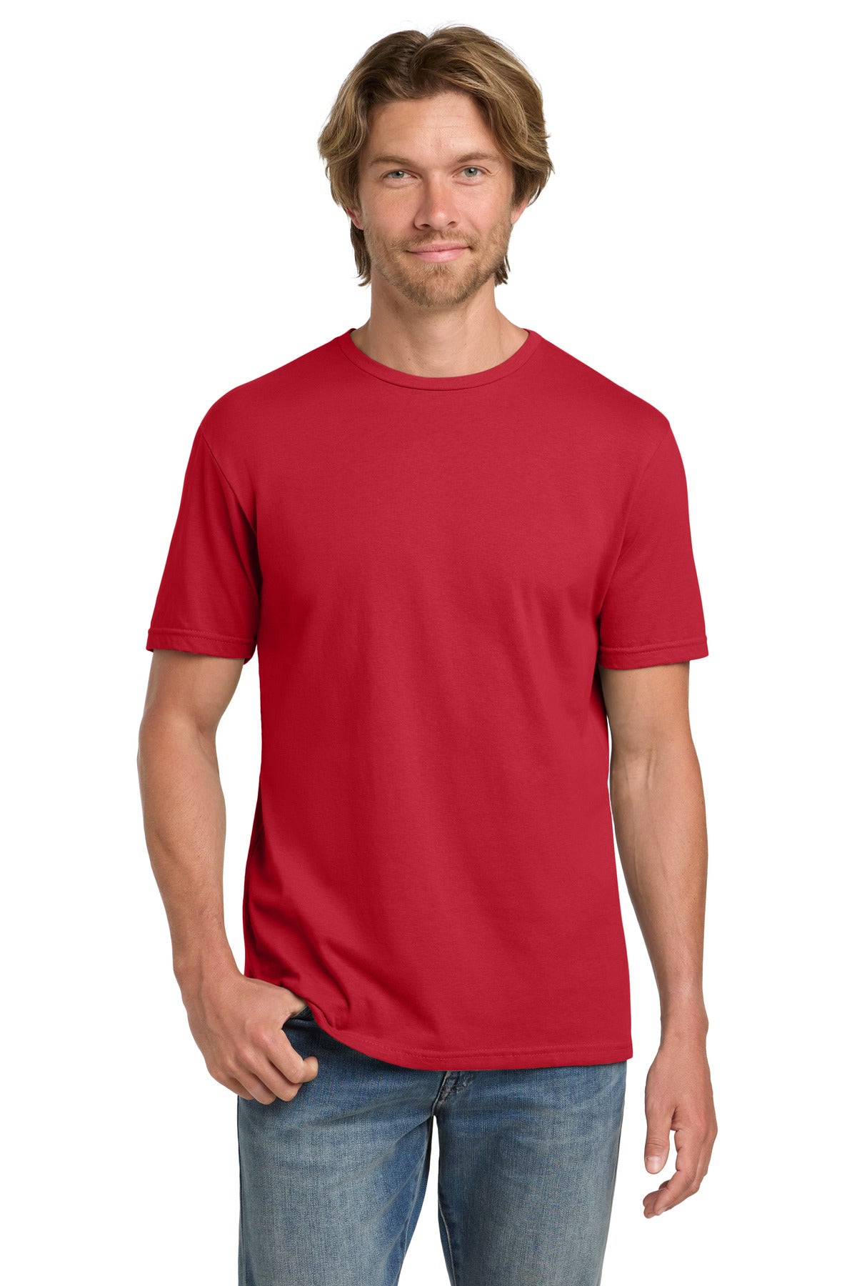 Gildan 100% Ring Spun Cotton T-Shirt. 980 in Red