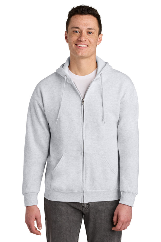 Jerzees - NuBlend Full-Zip Hooded Sweatshirt.  993M in Ash