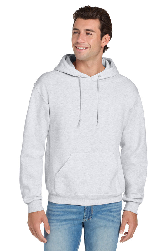 Jerzees NuBlend Pullover Hooded Sweatshirt.  996M in Ash