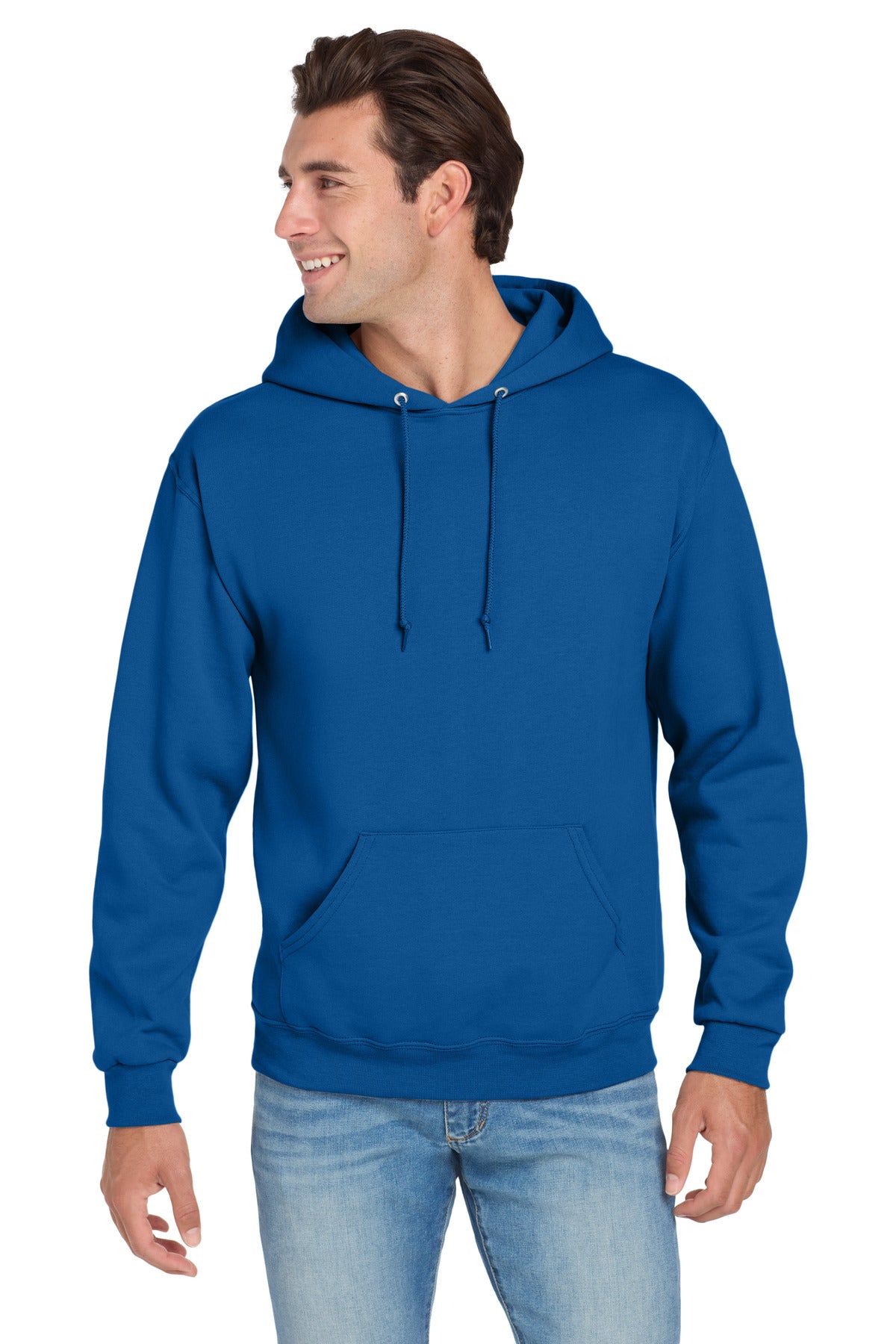 Jerzees NuBlend Pullover Hooded Sweatshirt.  996M in Royal