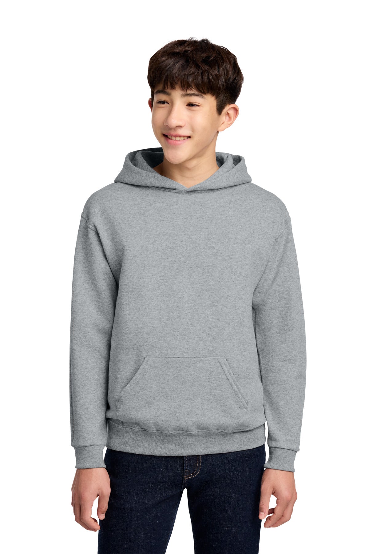 Jerzees - Youth NuBlend Pullover Hooded Sweatshirt.  996Y in Athletic Heather