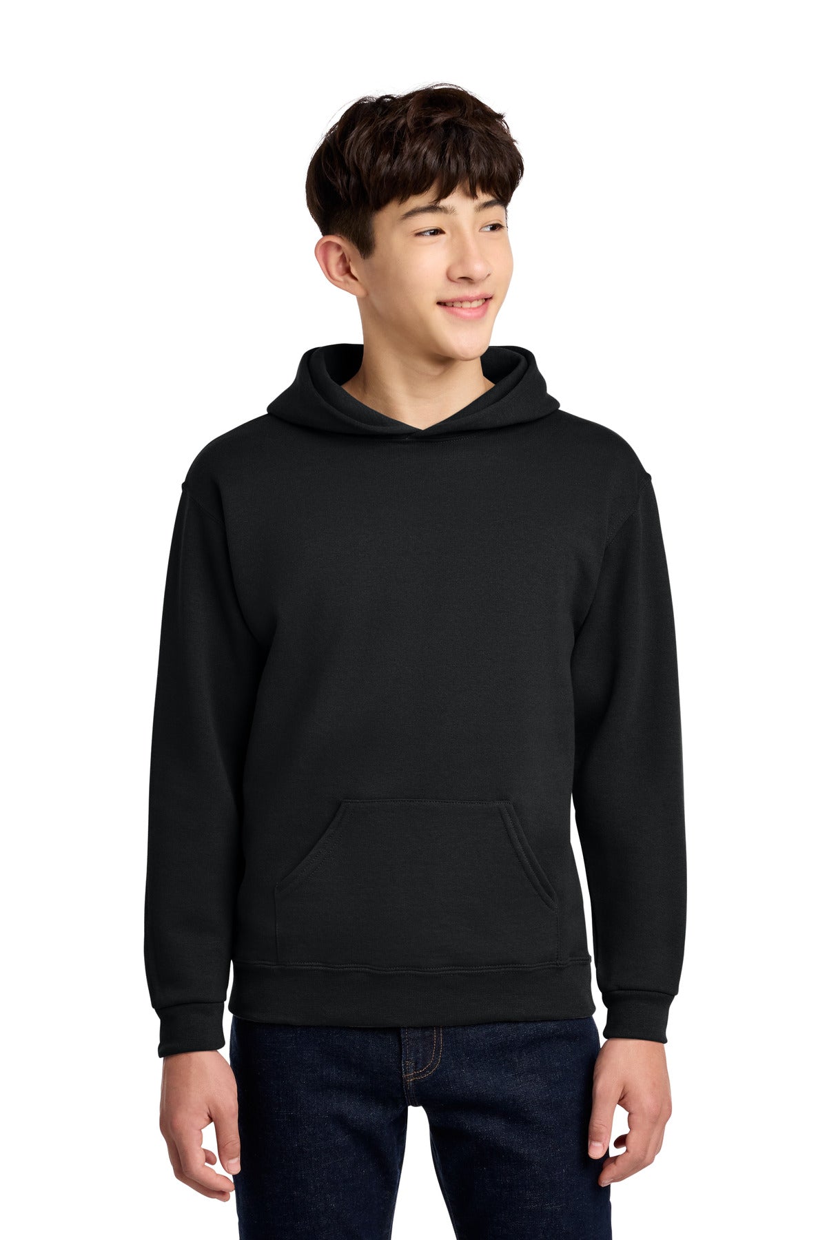 Jerzees - Youth NuBlend Pullover Hooded Sweatshirt.  996Y in Black