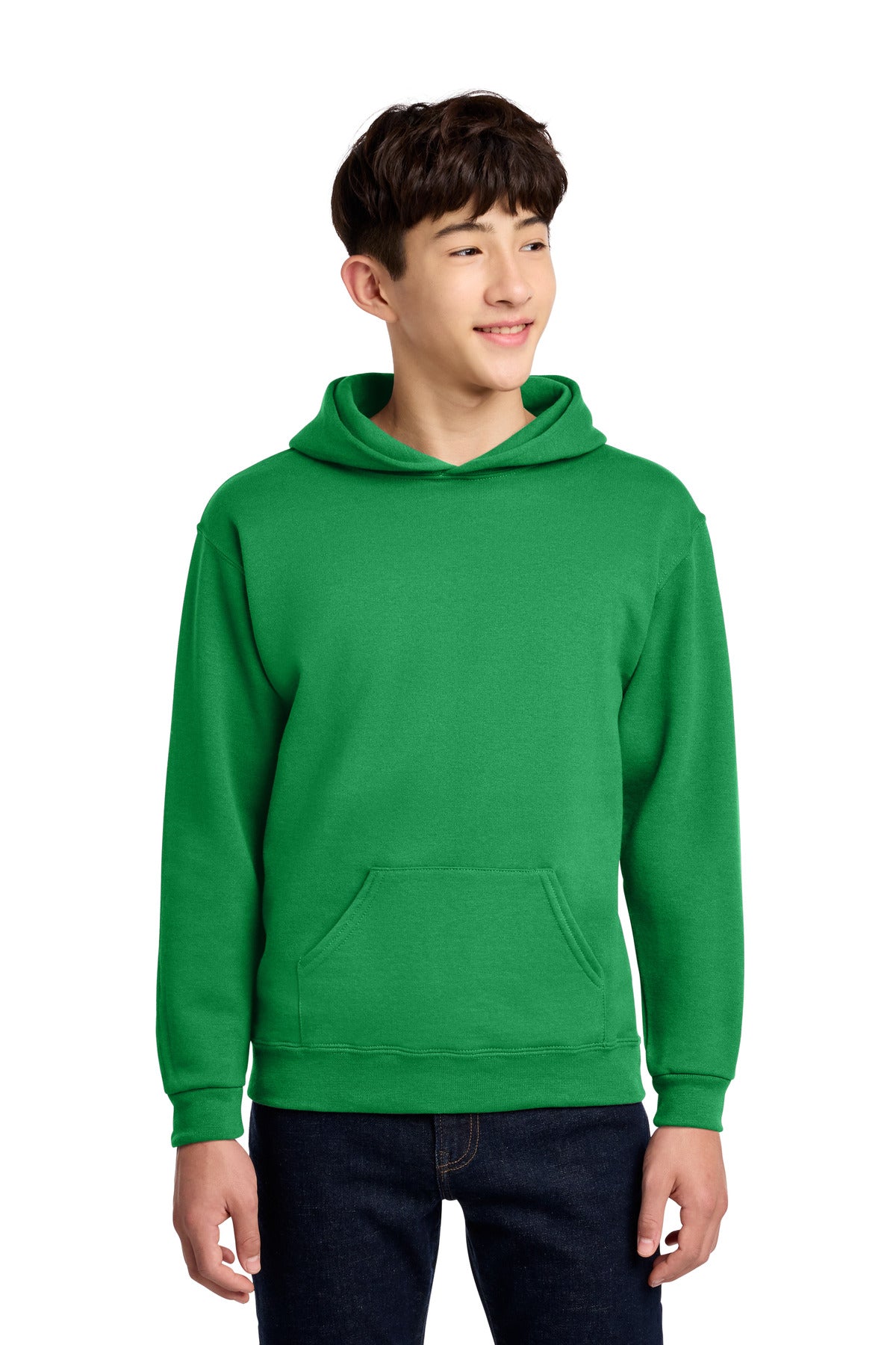Jerzees - Youth NuBlend Pullover Hooded Sweatshirt.  996Y in Kelly