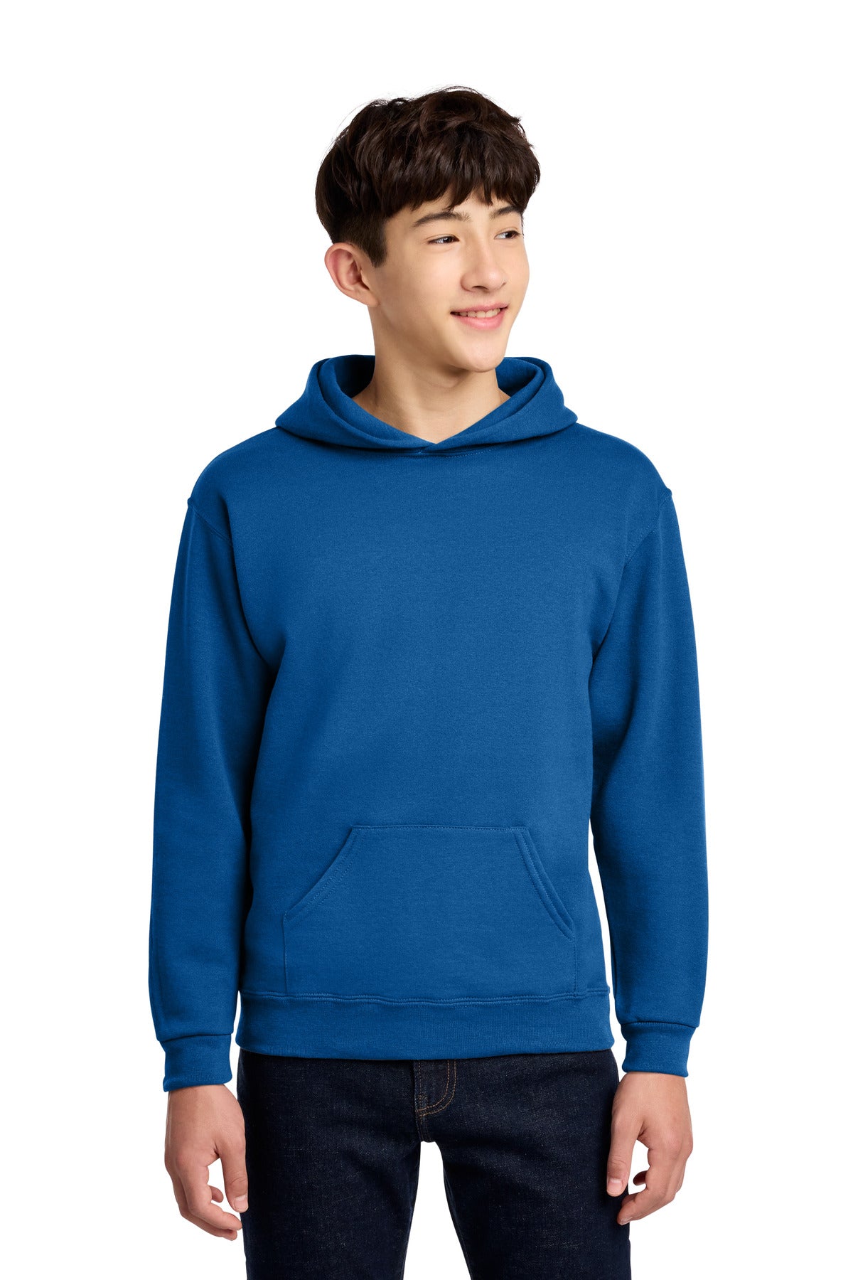 Jerzees - Youth NuBlend Pullover Hooded Sweatshirt.  996Y in Royal