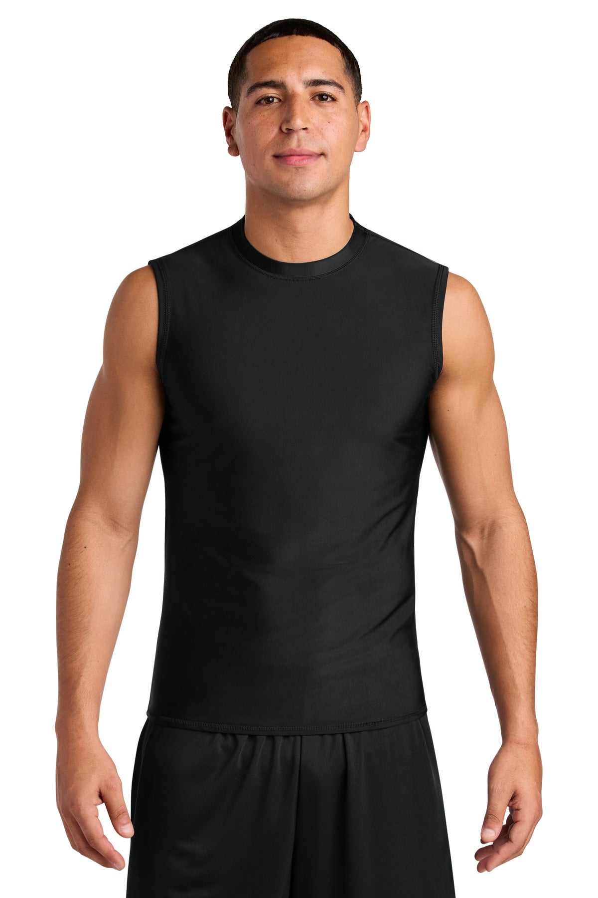 A4 Compression Muscle Tee A4N2306 in Black