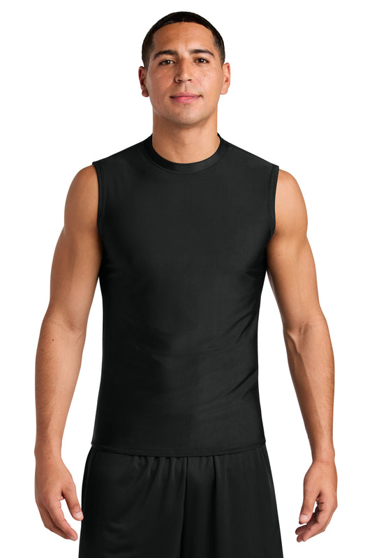 A4 Compression Muscle Tee A4N2306 in Black