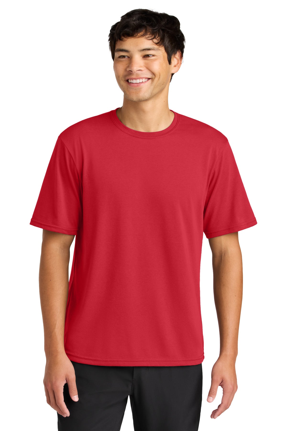 A4 Softek Short Sleeve Tee A4N3013 in Scarlet