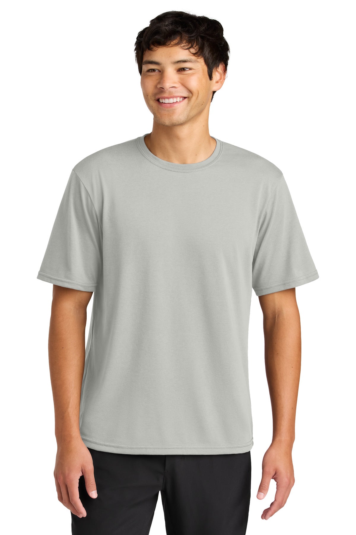 A4 Softek Short Sleeve Tee A4N3013 in Silver