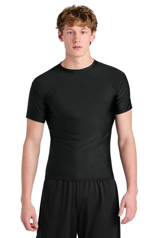 A4 Compression Short Sleeve Tee A4N3130 in Black