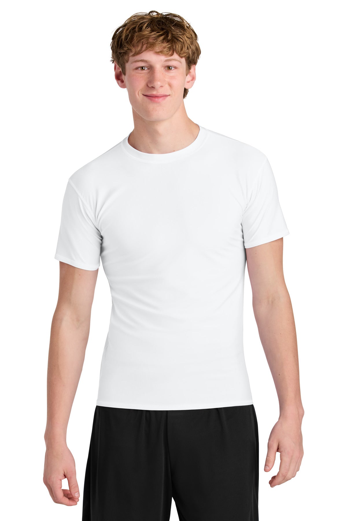 A4 Compression Short Sleeve Tee A4N3130 in White