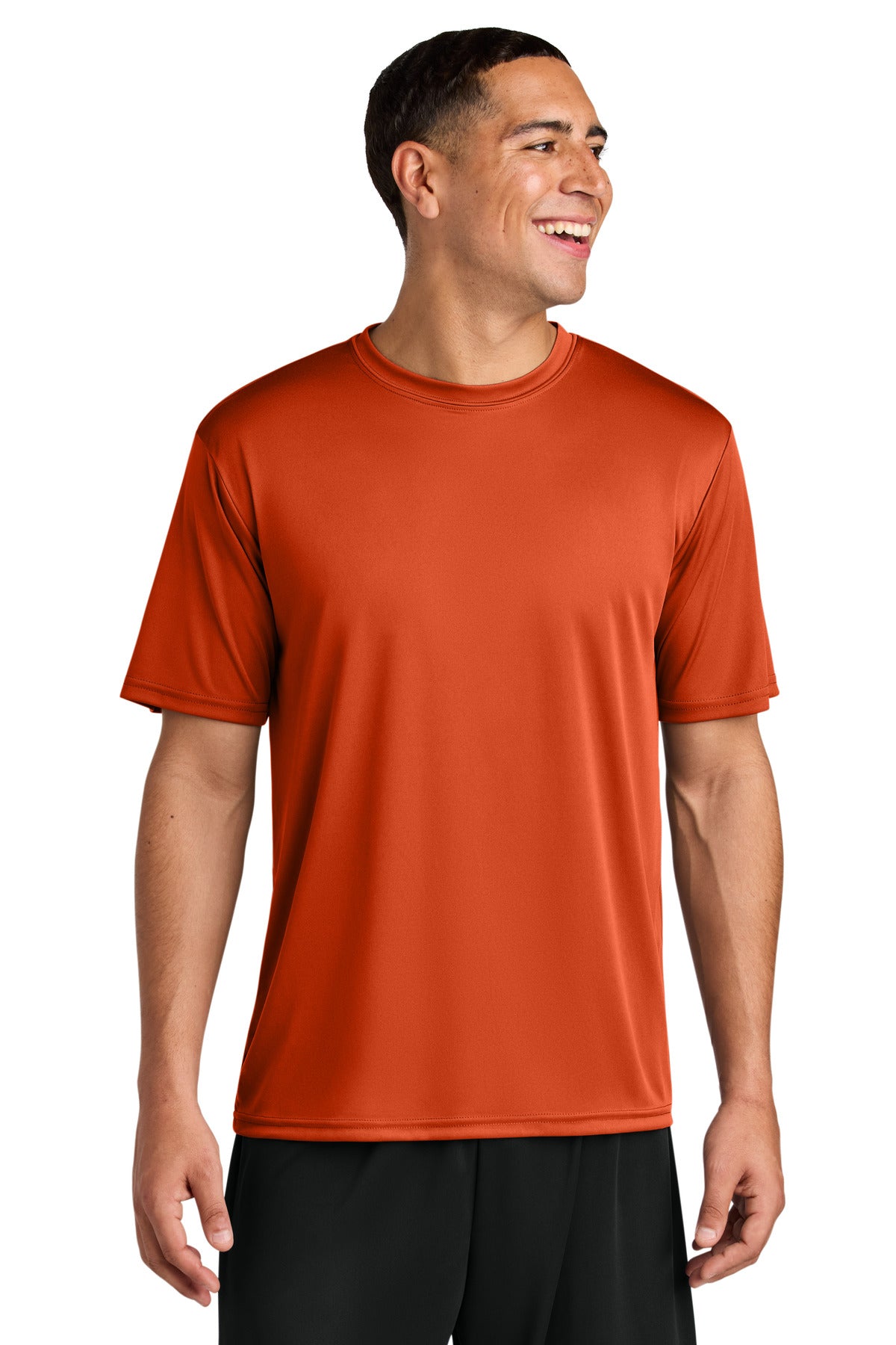 A4 Cooling Performance Short Sleeve Tee A4N3142 in Athletic Orange