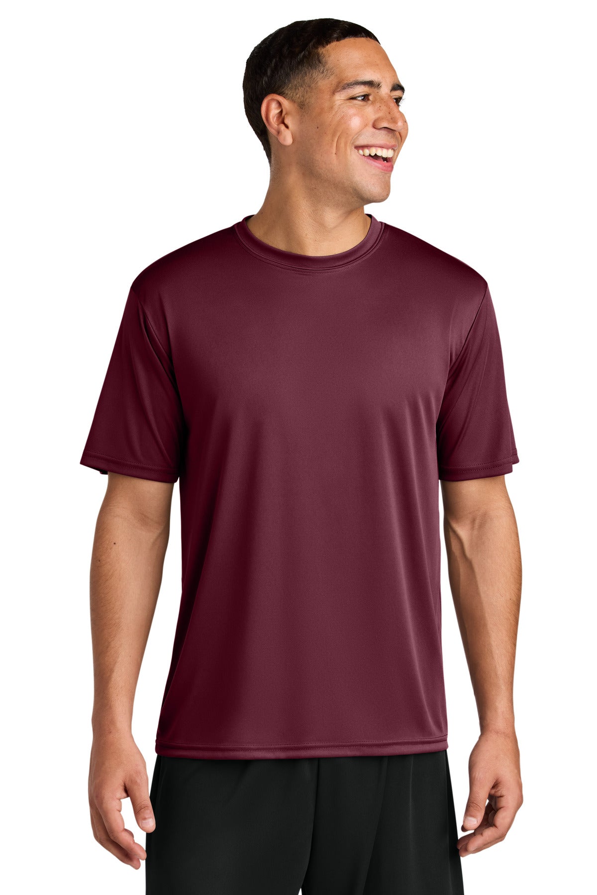 A4 Cooling Performance Short Sleeve Tee A4N3142 in Cardinal