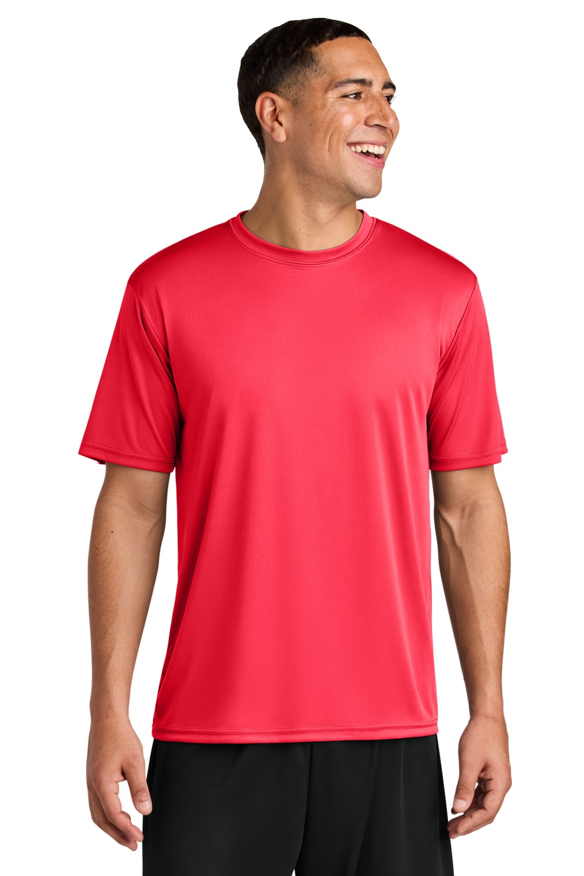 A4 Cooling Performance Short Sleeve Tee A4N3142 in Coral