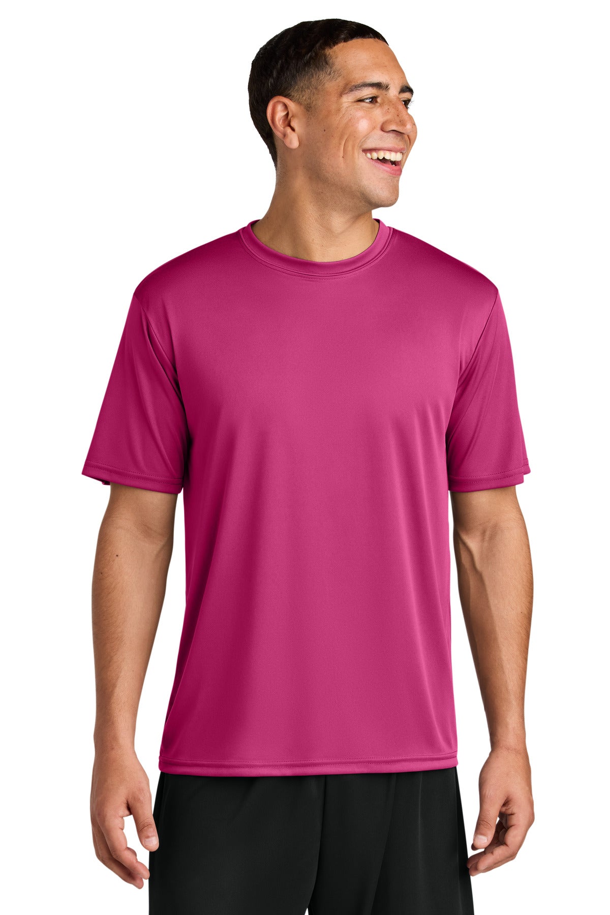 A4 Cooling Performance Short Sleeve Tee A4N3142 in Fuchsia
