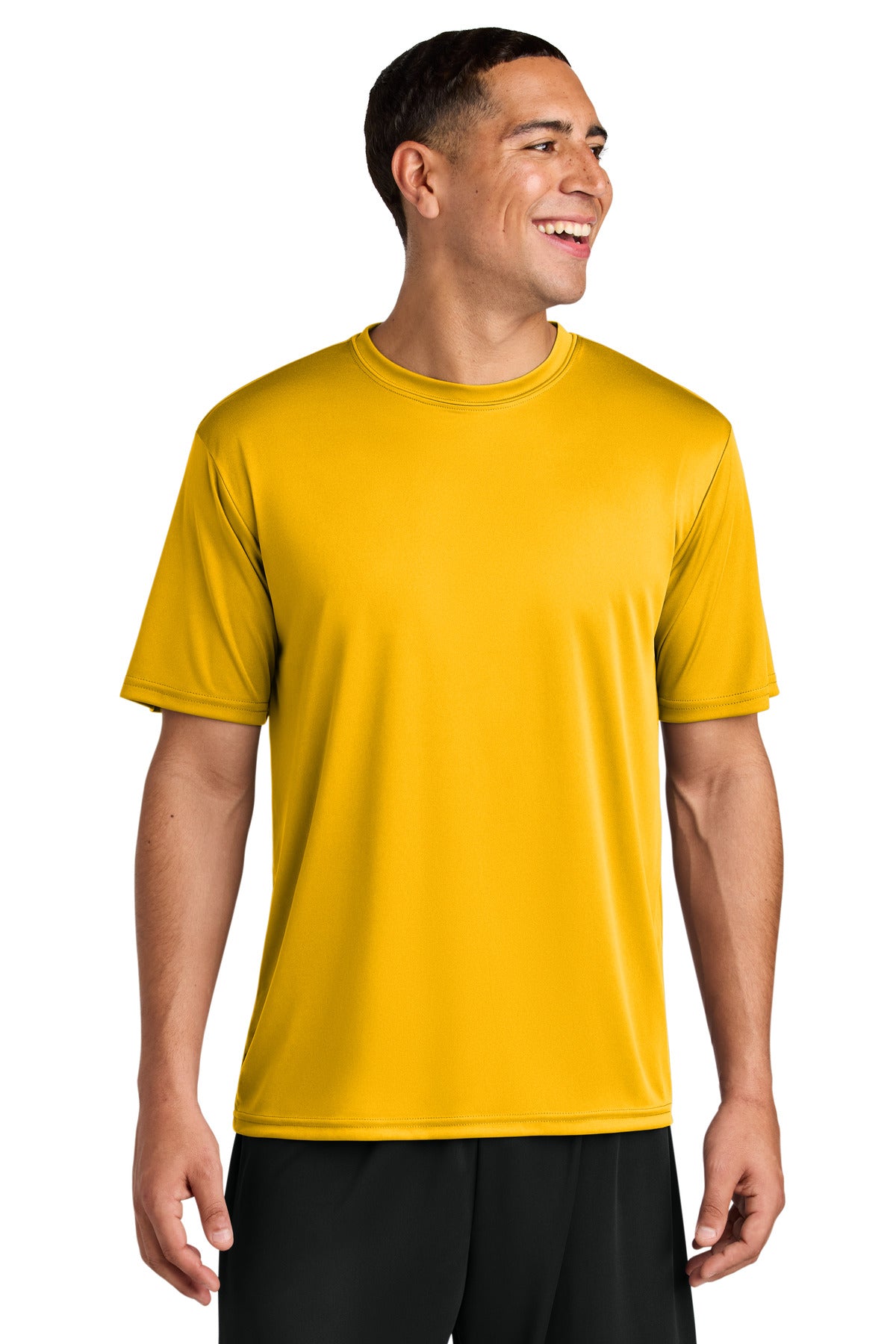 A4 Cooling Performance Short Sleeve Tee A4N3142 in Gold
