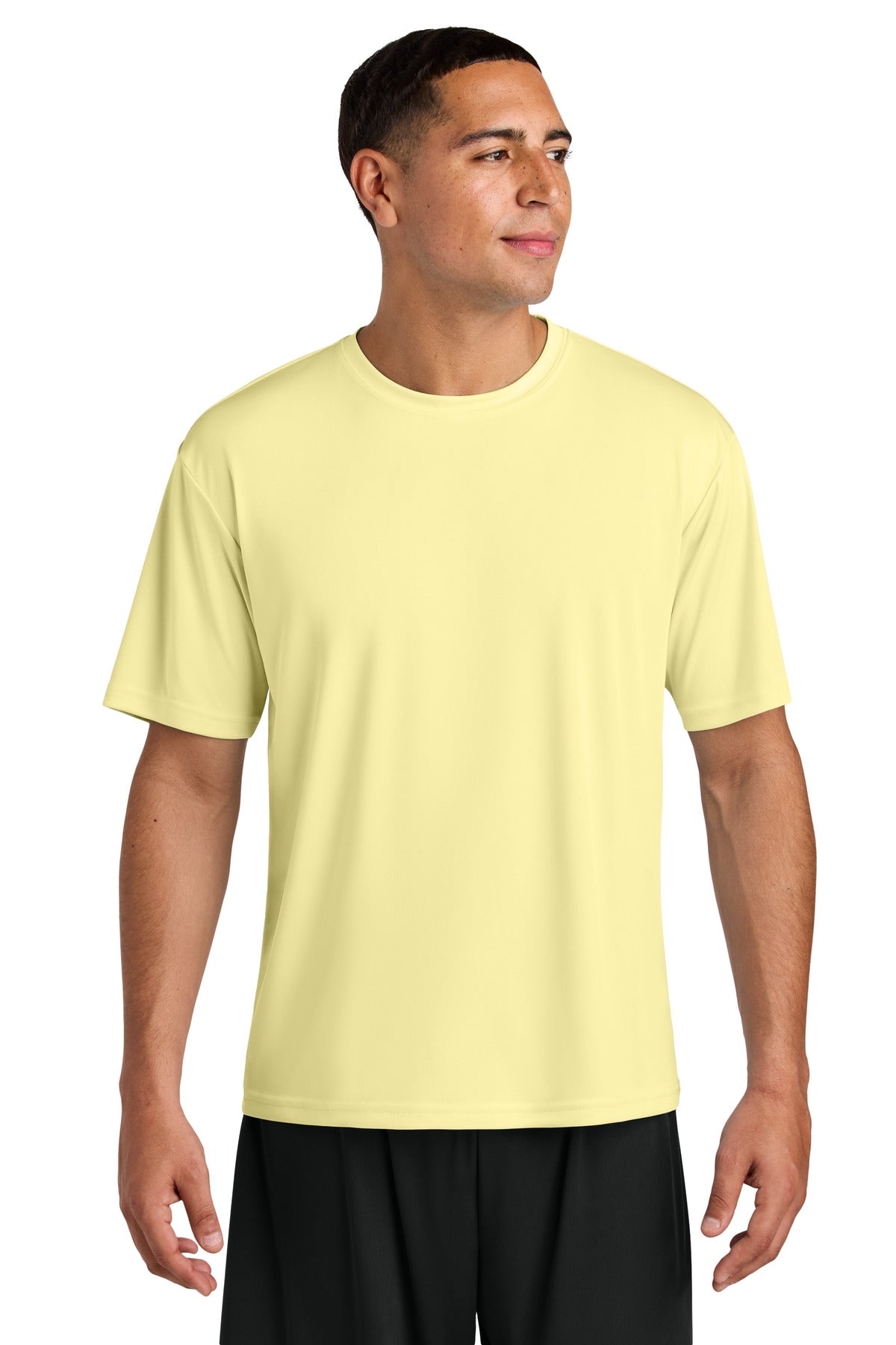 A4 Cooling Performance Short Sleeve Tee A4N3142 in Light Yellow