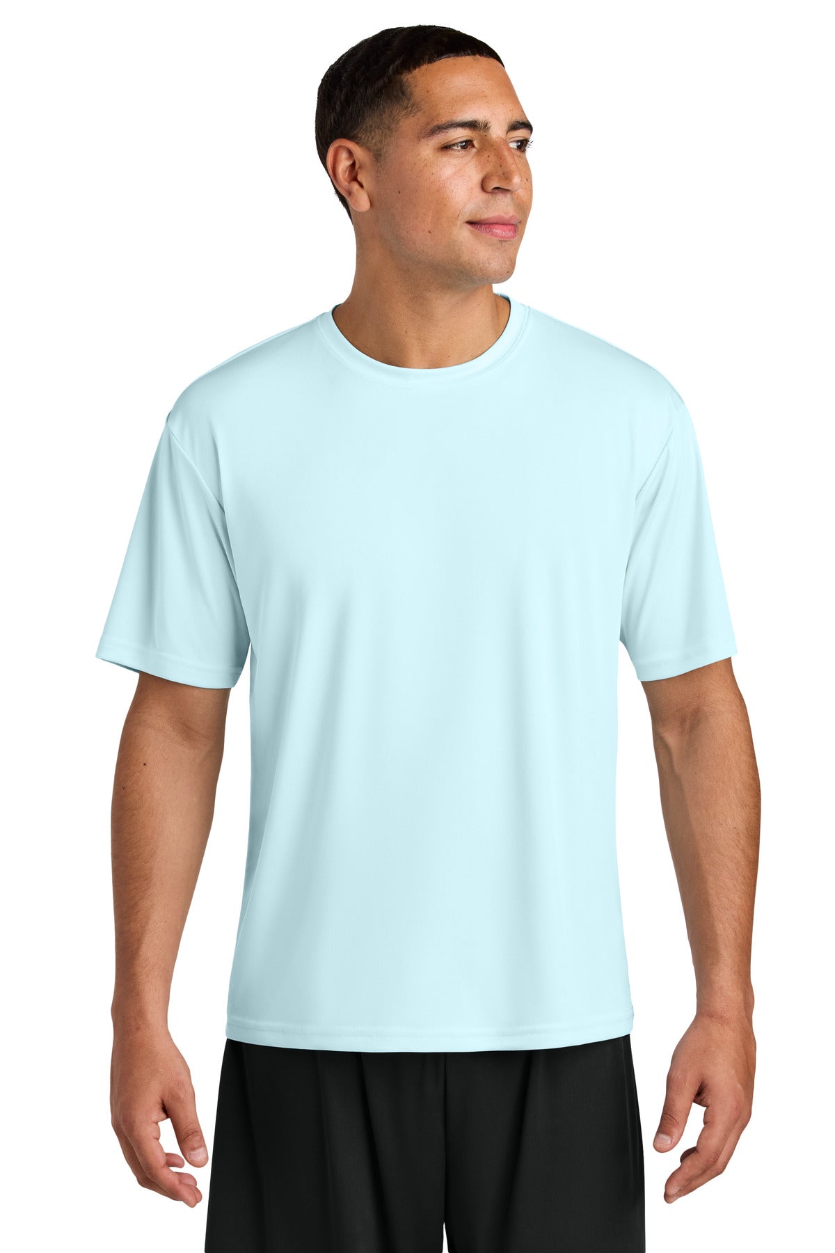 A4 Cooling Performance Short Sleeve Tee A4N3142 in Pastel Blue