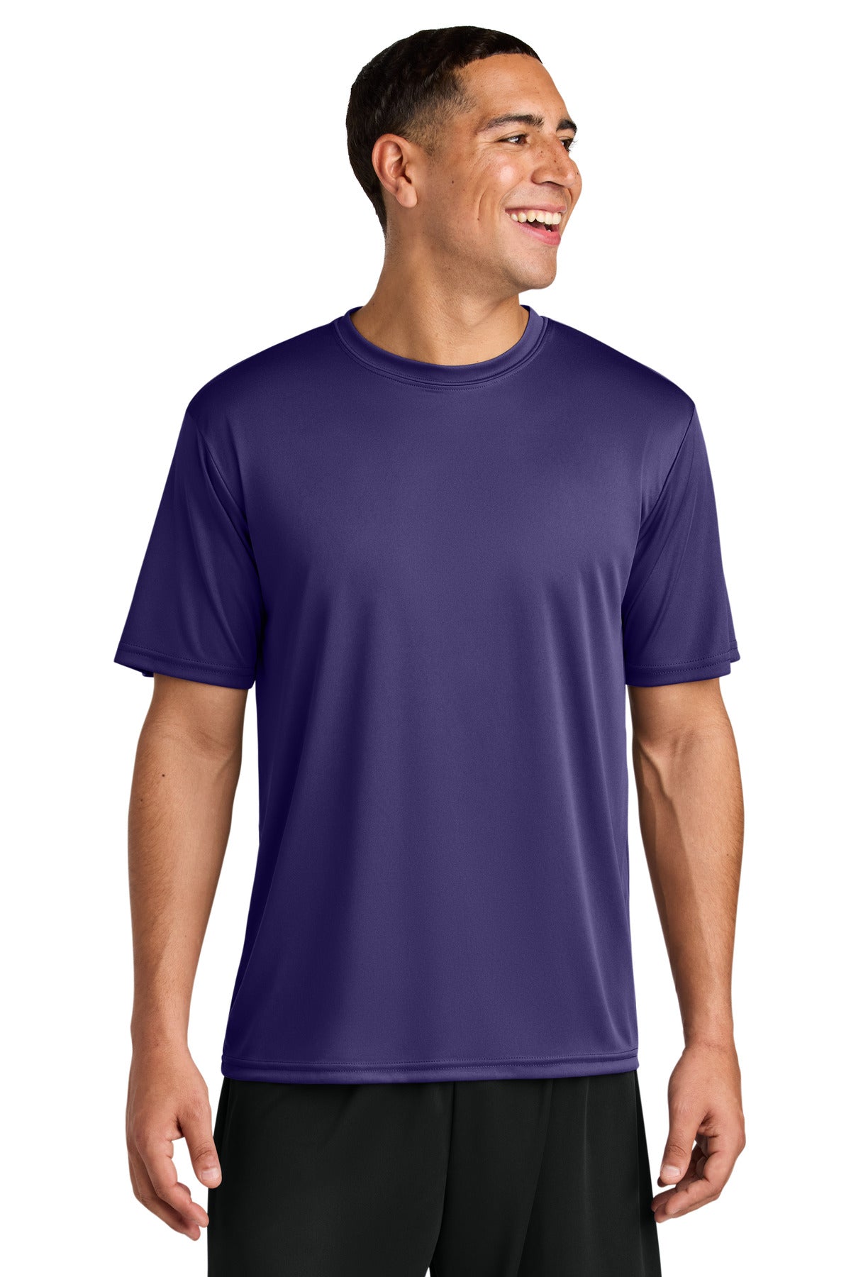 A4 Cooling Performance Short Sleeve Tee A4N3142 in Purple