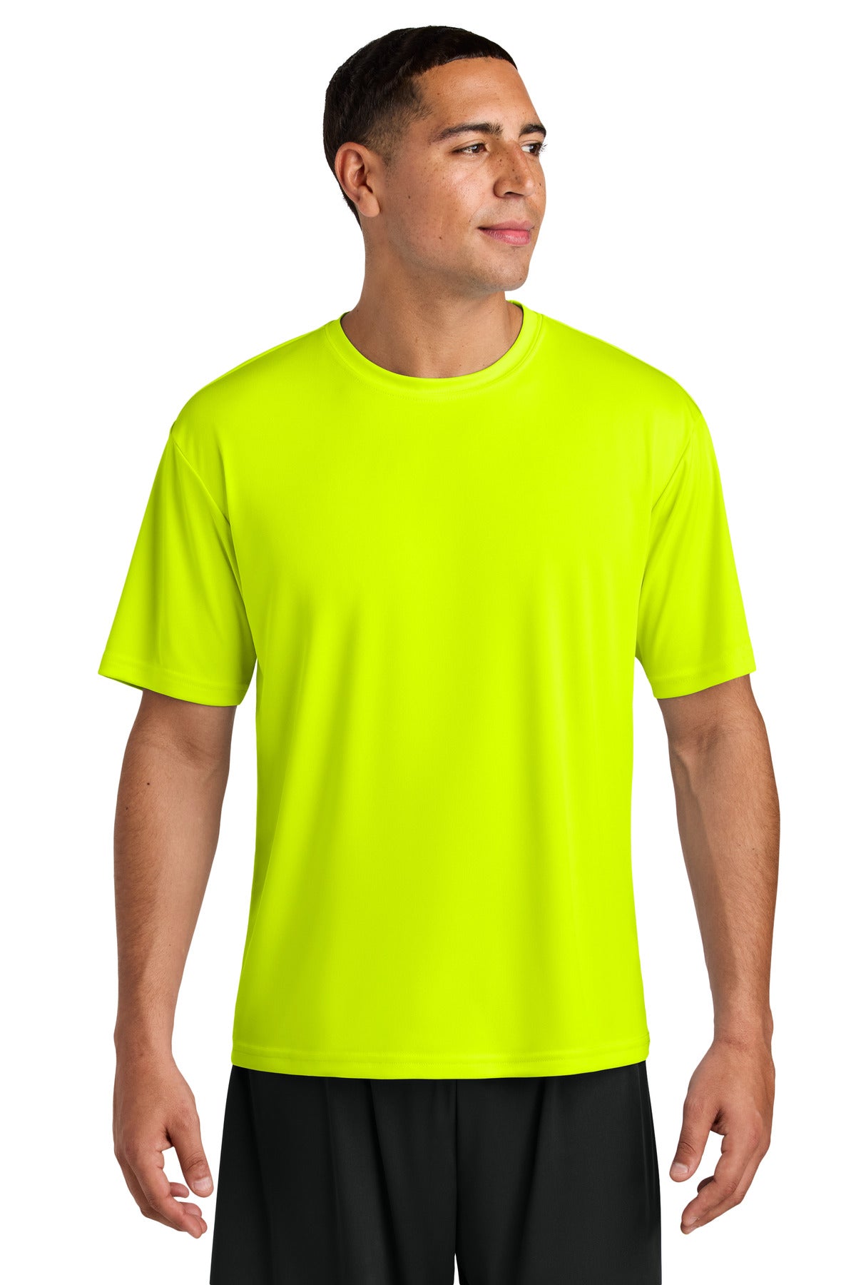 A4 Cooling Performance Short Sleeve Tee A4N3142 in Safety Yellow
