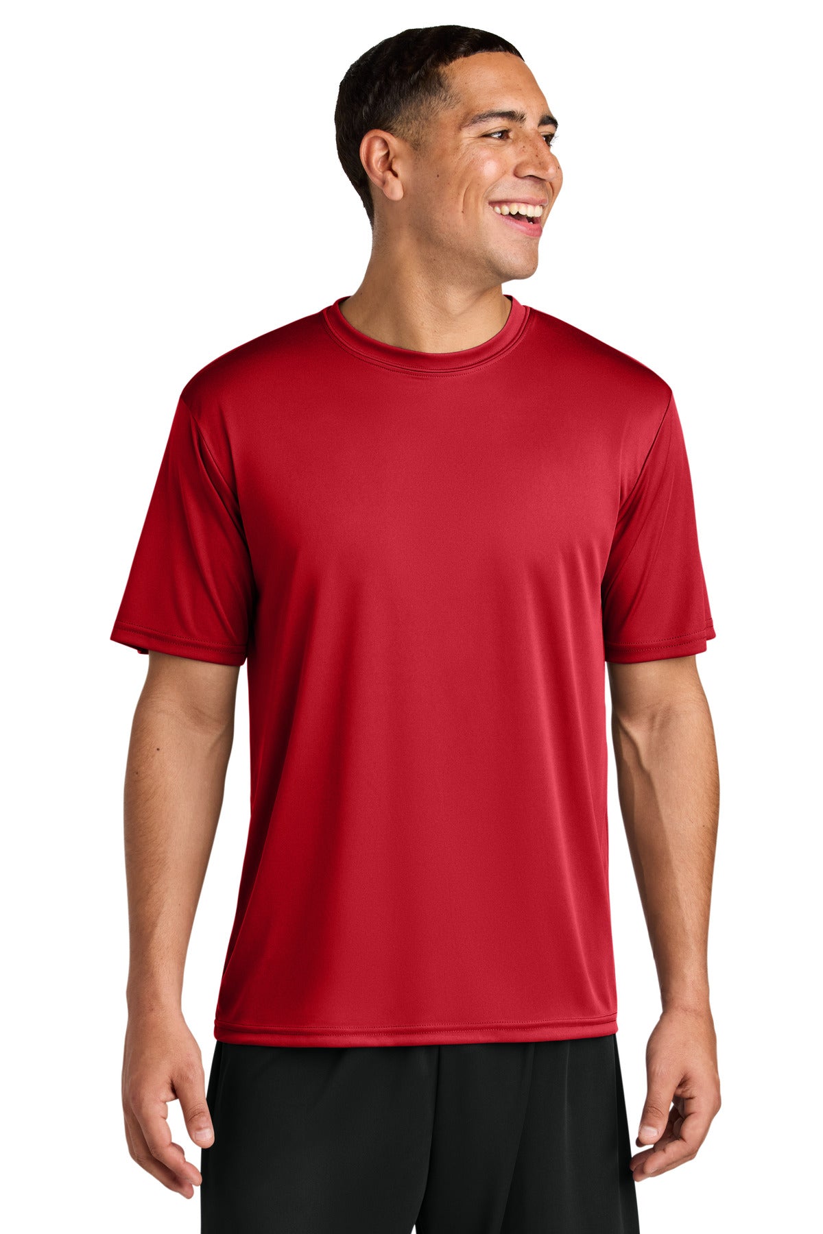 A4 Cooling Performance Short Sleeve Tee A4N3142 in Scarlet
