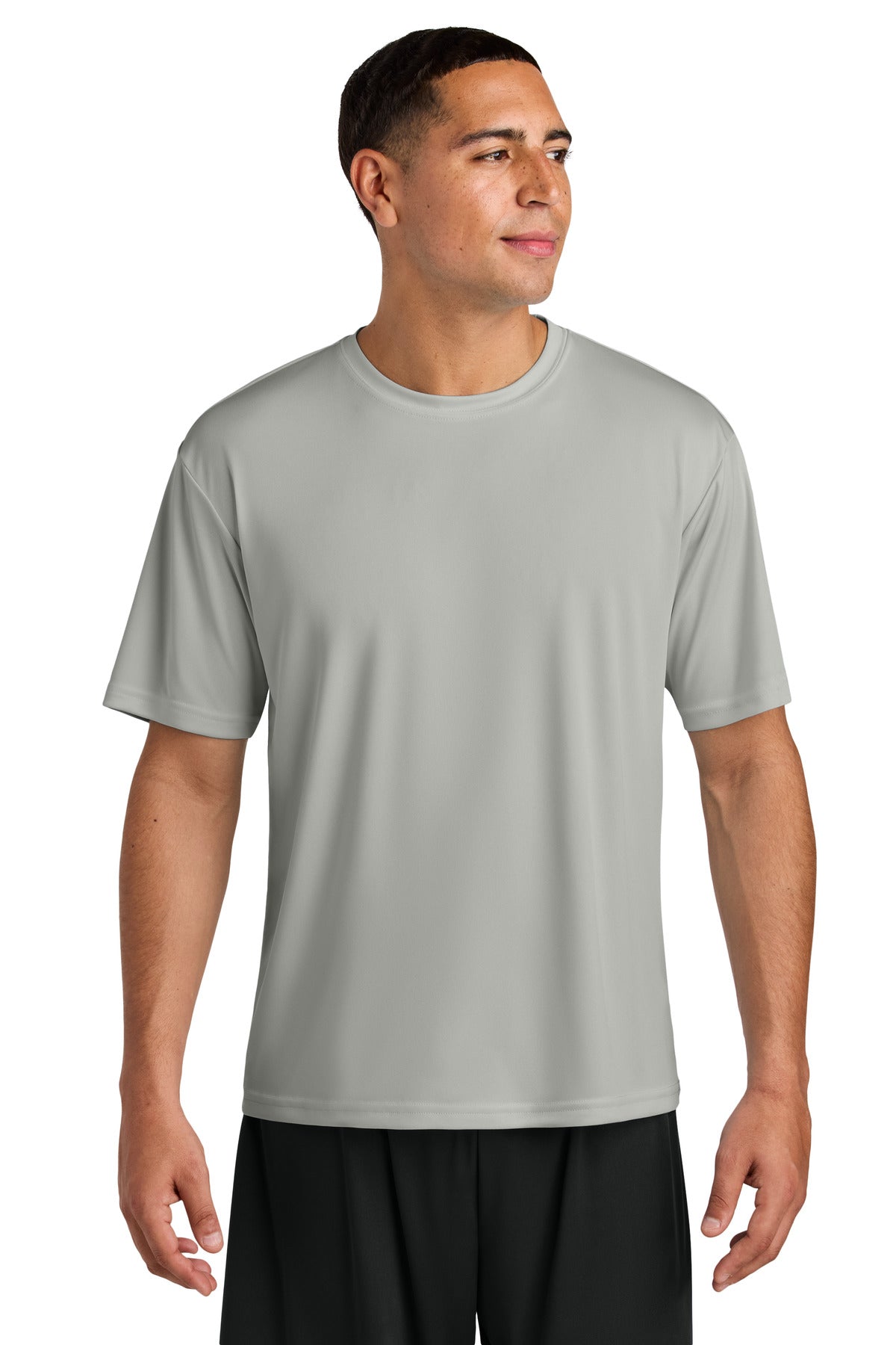A4 Cooling Performance Short Sleeve Tee A4N3142 in Silver