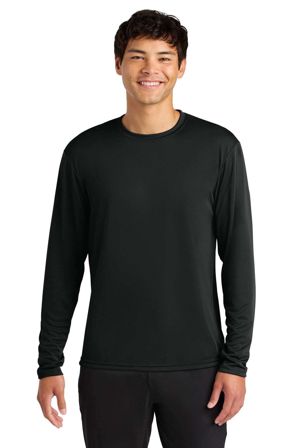 A4 Cooling Performance Long Sleeve Tee A4N3165 in Black