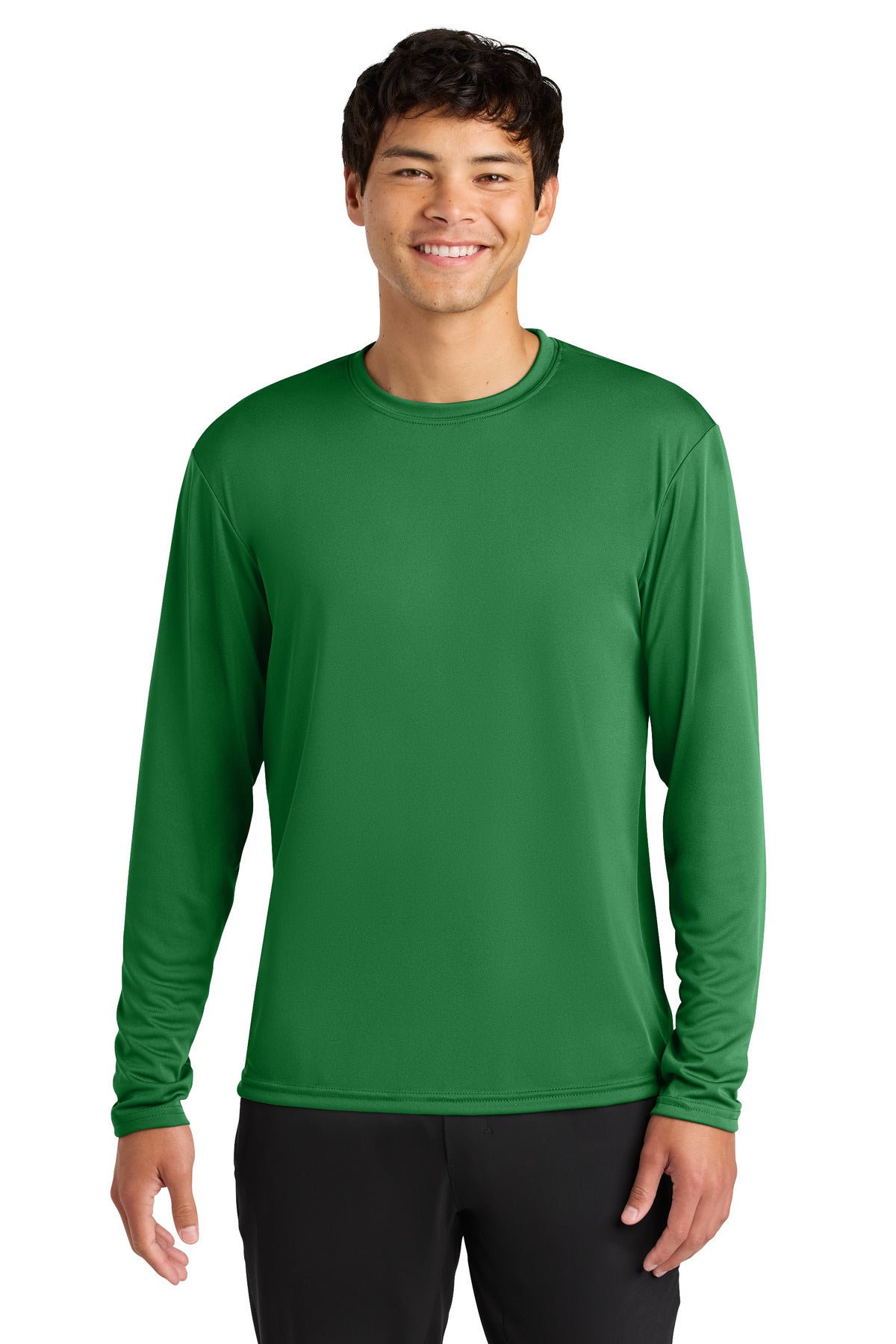 A4 Cooling Performance Long Sleeve Tee A4N3165 in Kelly