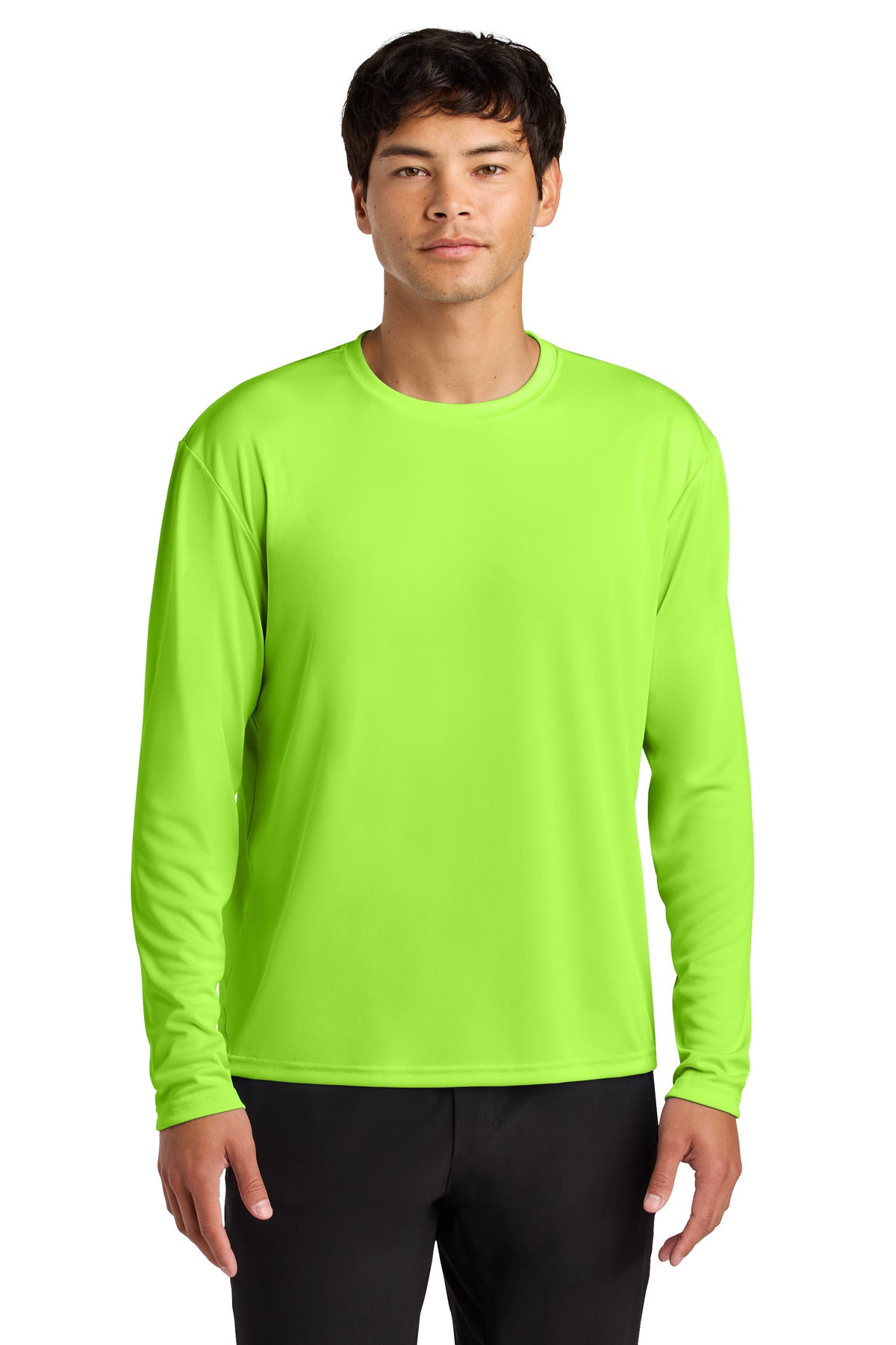 A4 Cooling Performance Long Sleeve Tee A4N3165 in Lime