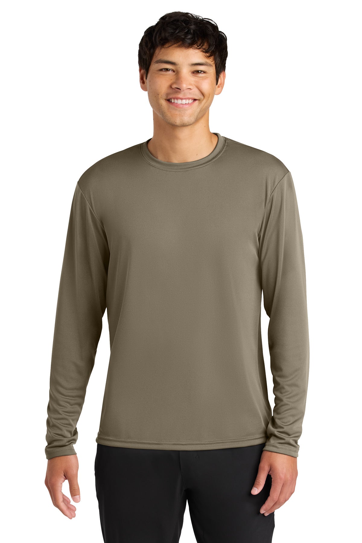 A4 Cooling Performance Long Sleeve Tee A4N3165 in Olive