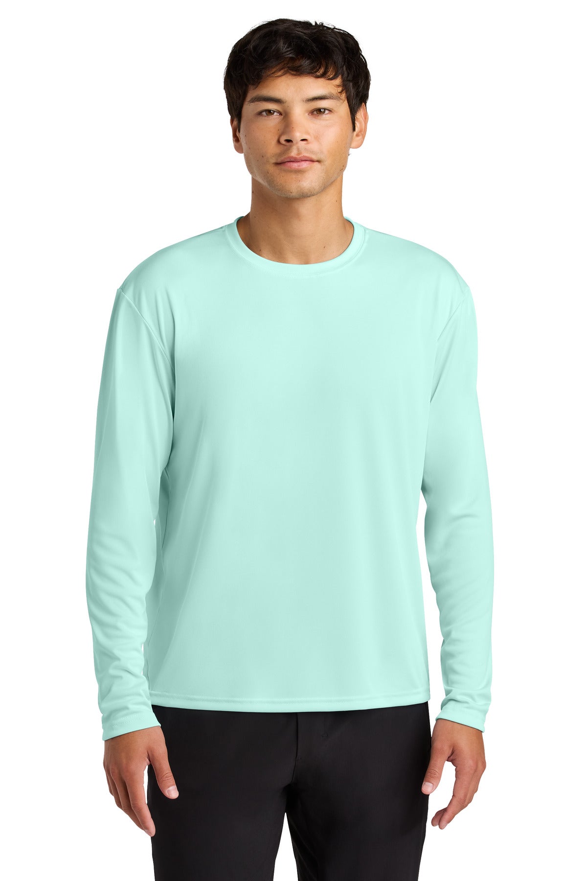A4 Cooling Performance Long Sleeve Tee A4N3165 in Pastel Mint