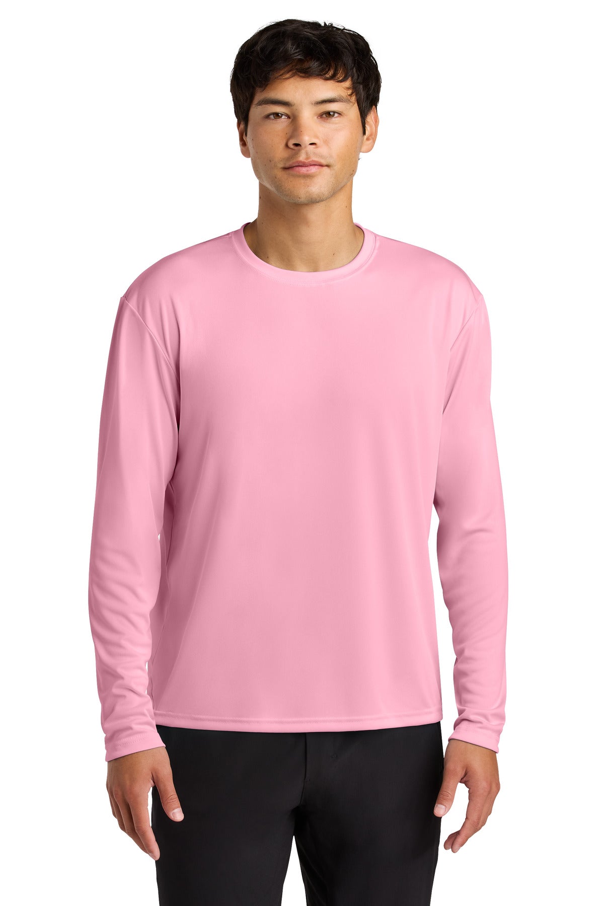 A4 Cooling Performance Long Sleeve Tee A4N3165 in Pink