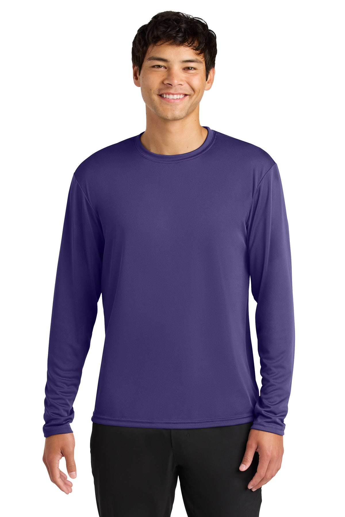 A4 Cooling Performance Long Sleeve Tee A4N3165 in Purple